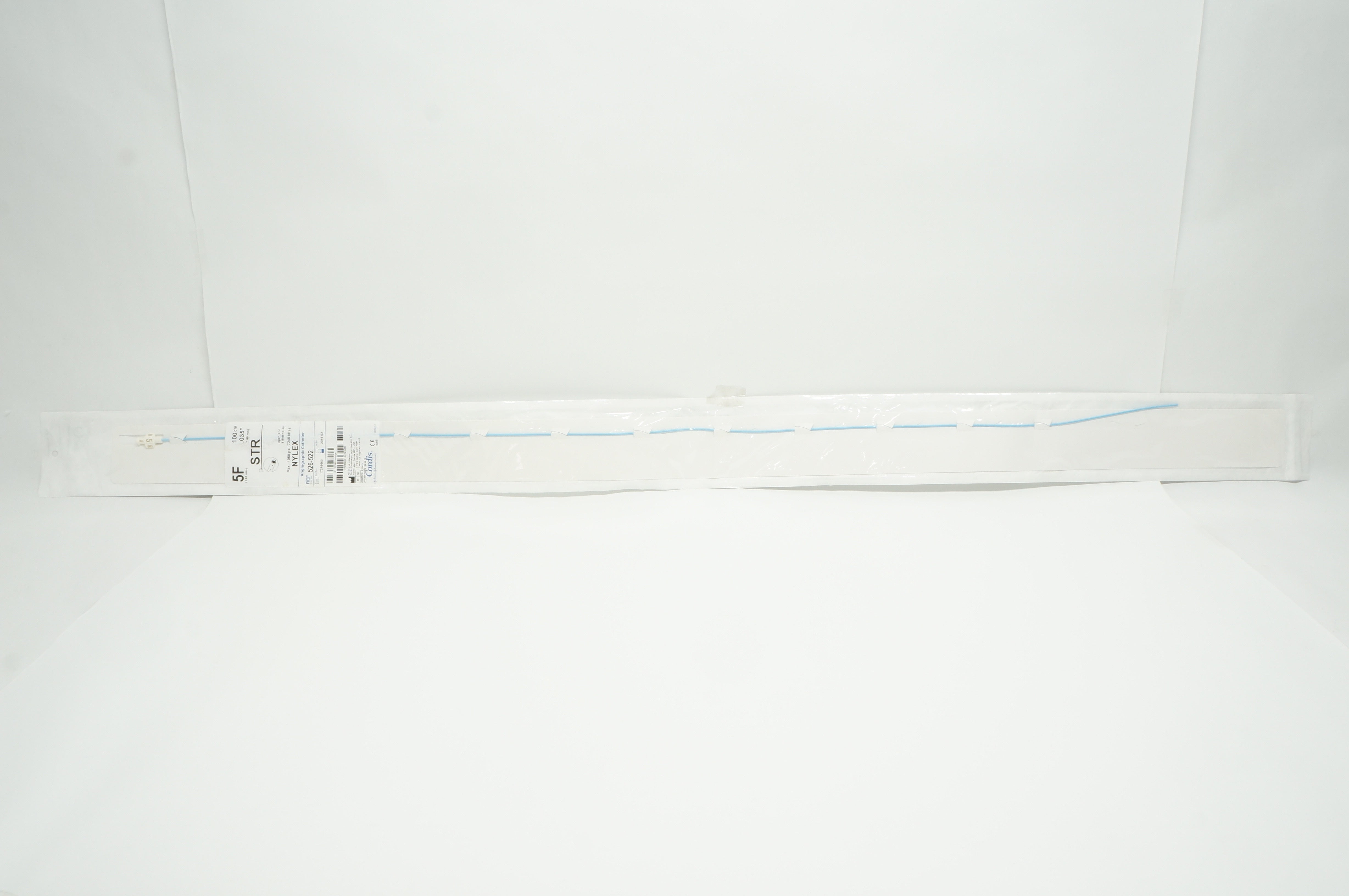 Cordis 526-522 Angiographic Cath. NYLEX STR 5F x 0.035inch x 100cm (x)