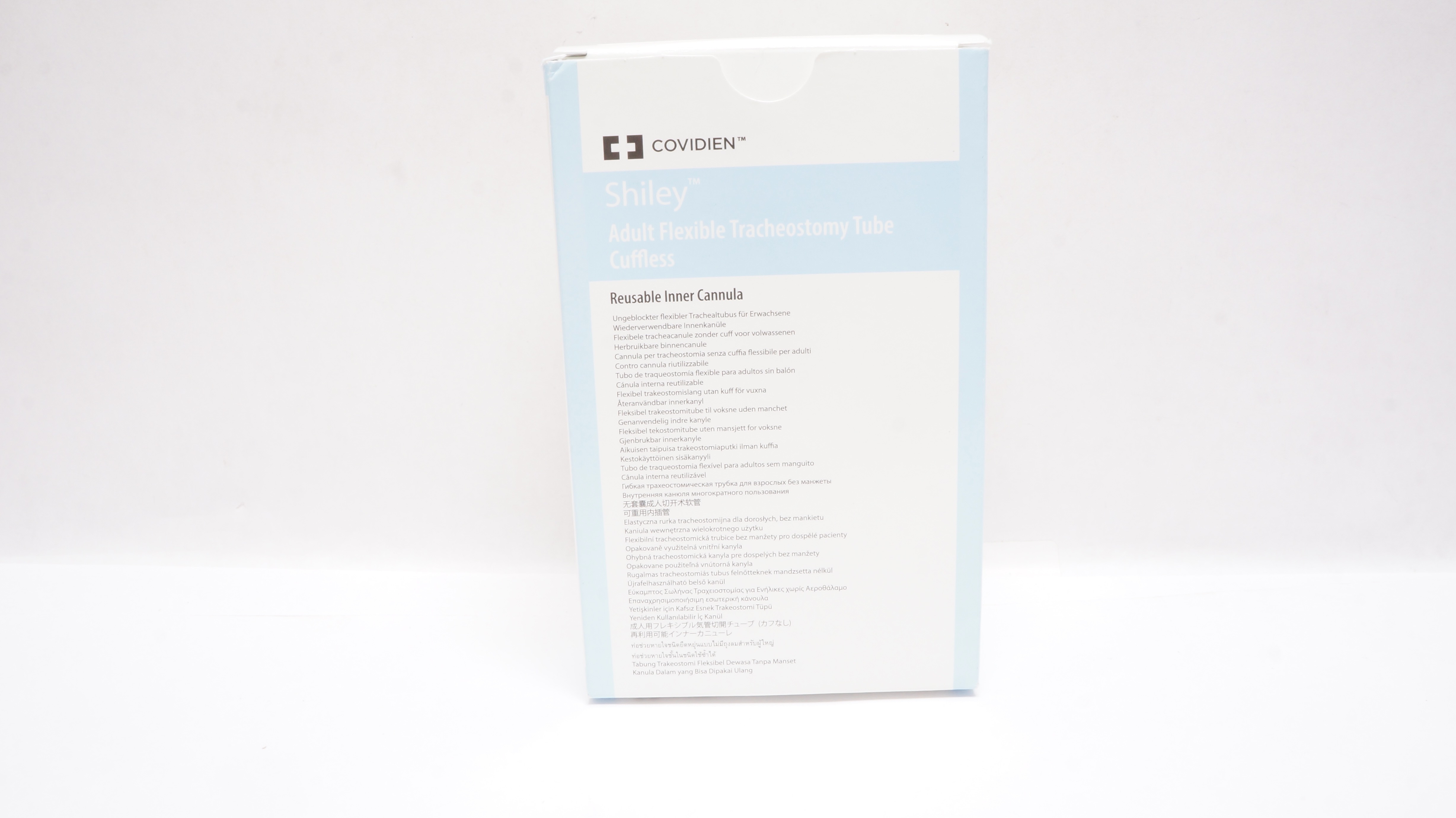 Covidien 6UN75R Shiley Flexible Tracheostomy Tube Cuffless 7.5mm ID x 10.8mm OD