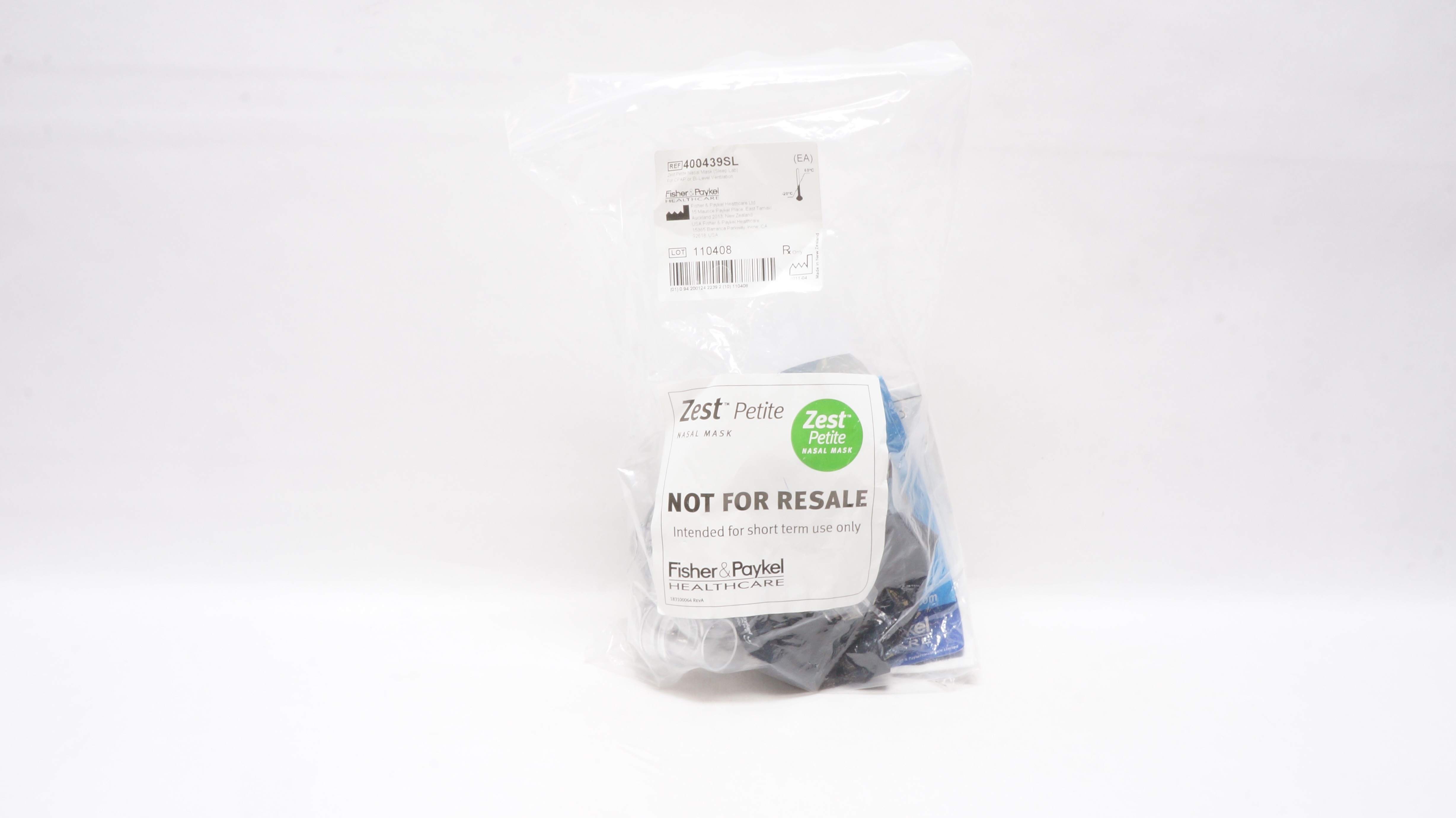 Fisher&Paykel Healthcare 400439SL Zest Petite Nasal Mask