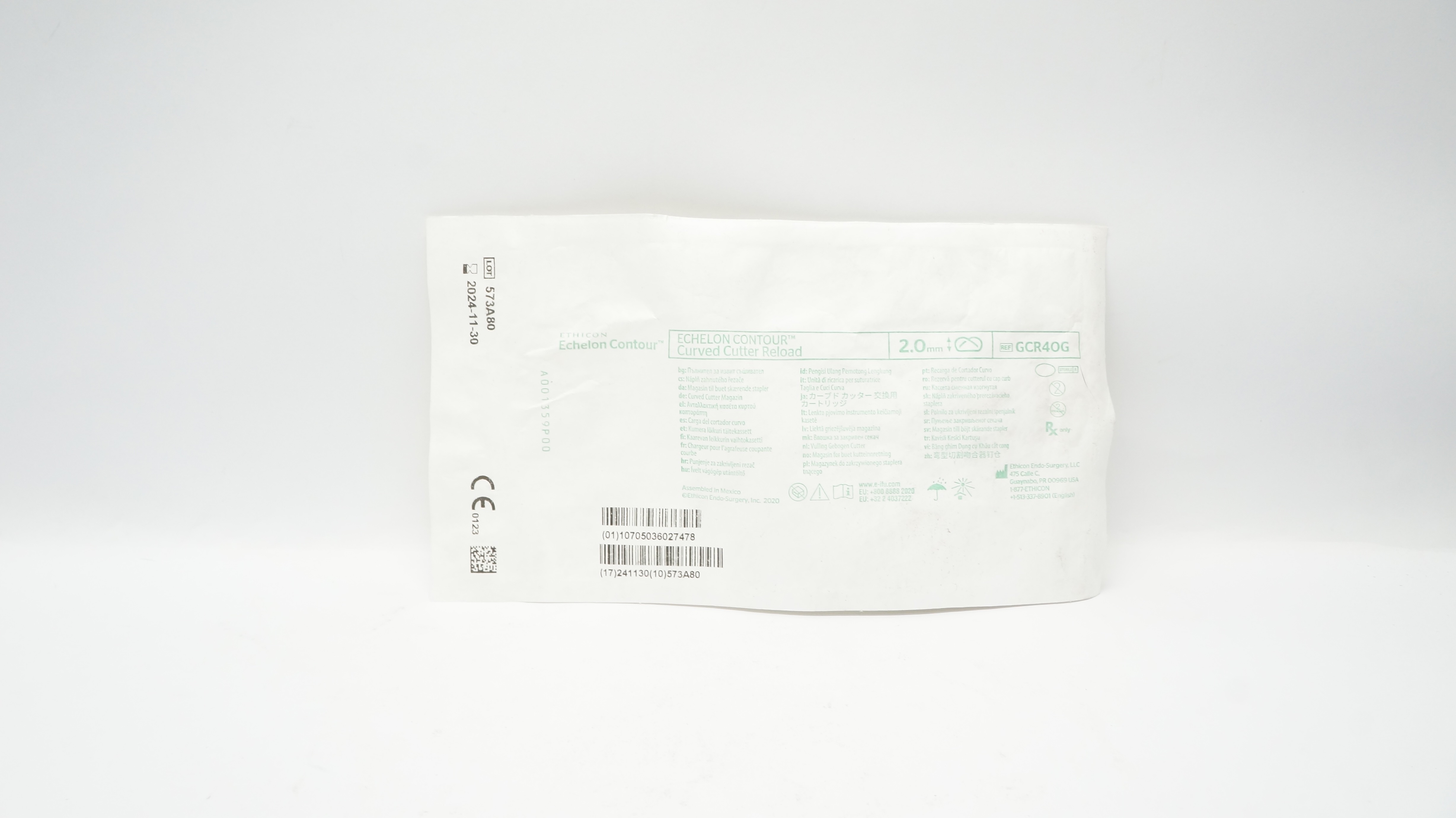 Ethicon GCR40G Echelon Contour Curved Cutter Reloads 2mm (x)