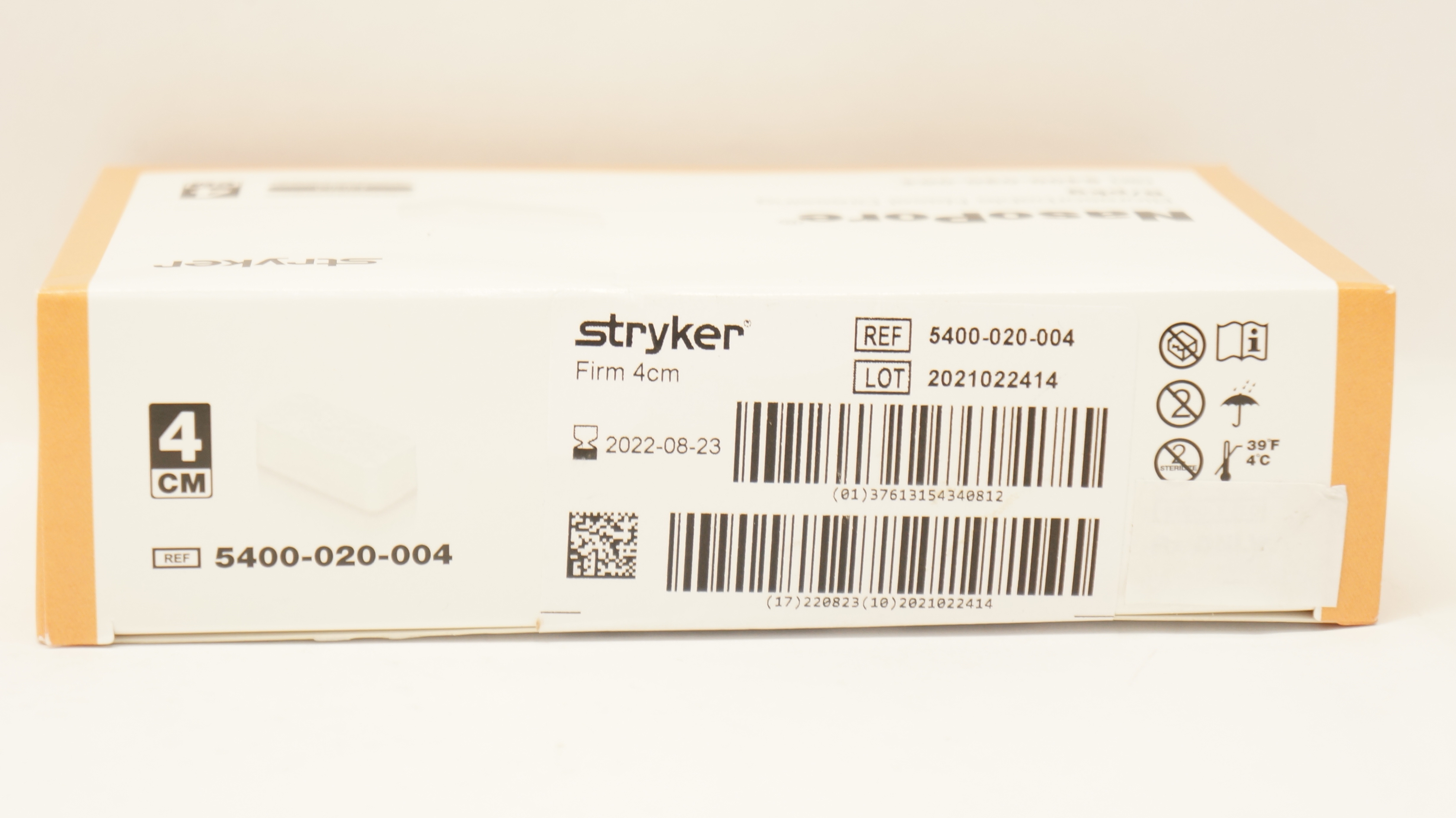 Stryker 5400-020-004 NasoPore Bioresorbable Nasal Dressing, Firm