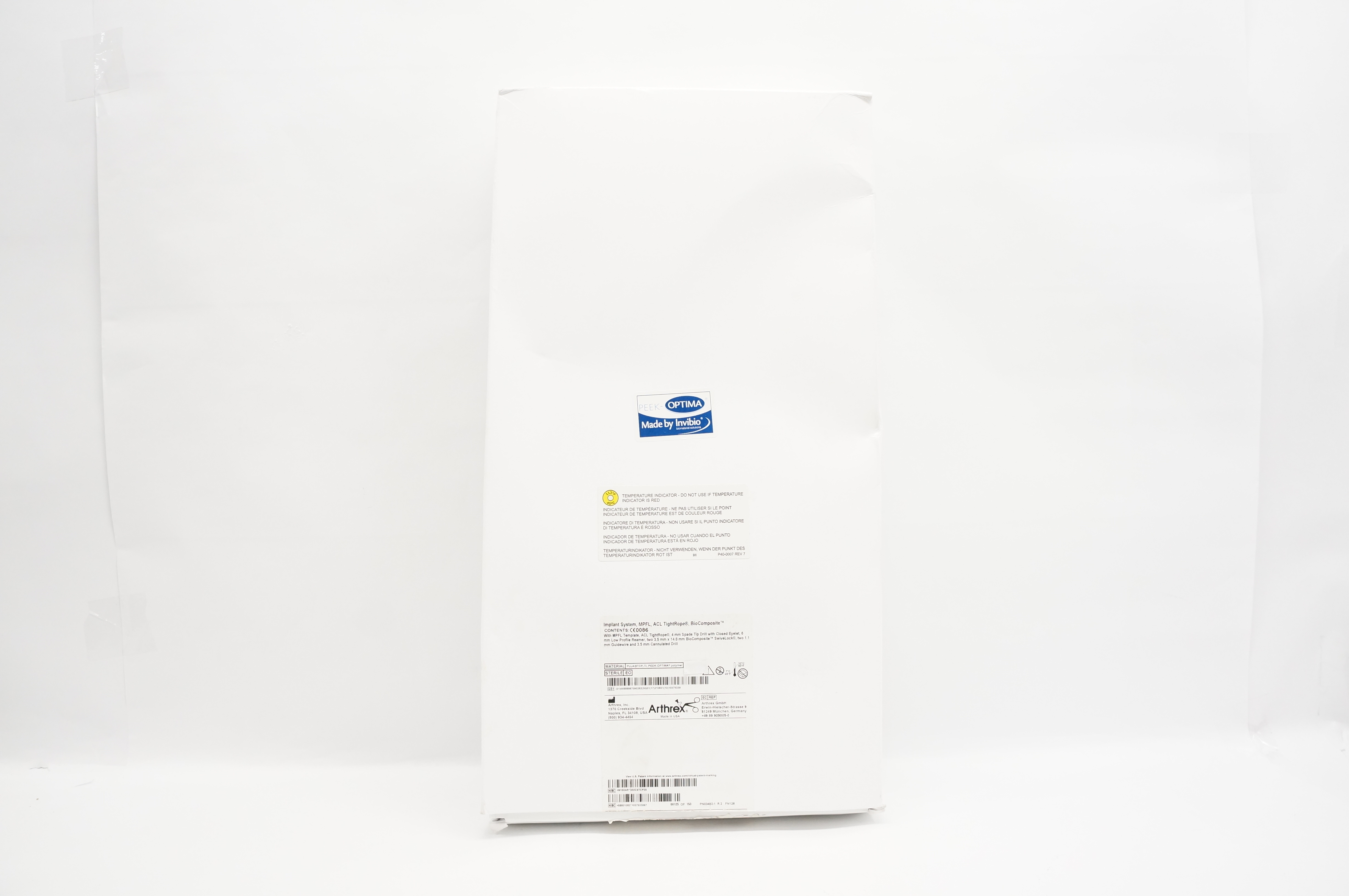 Arthrex AR-1360CST-CP Implant System MPFL,  ACL TightRope BioComposite (x)