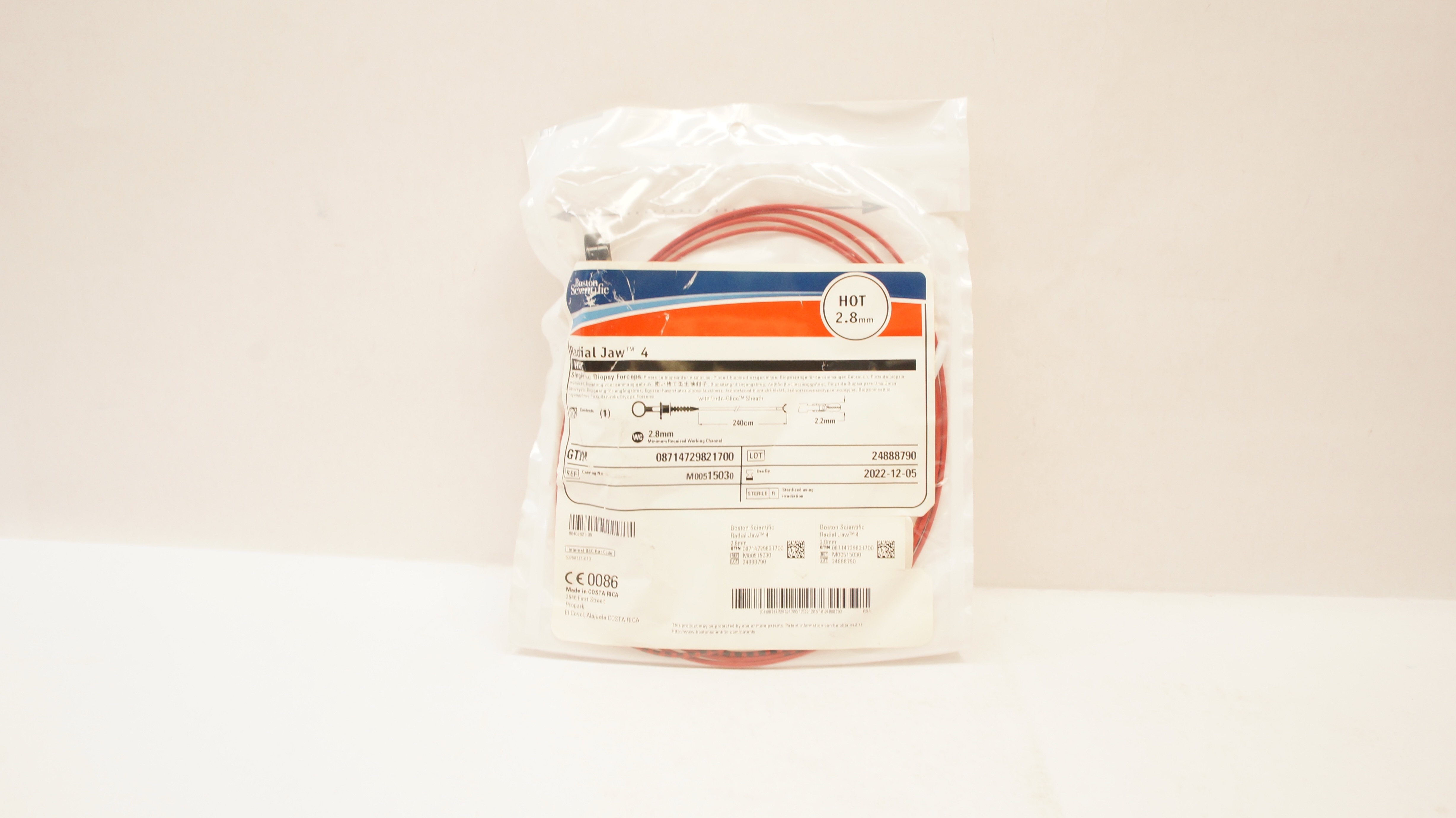Boston Scientific 1503 Radial Jaw 4 Hot Single Use Biopsy Foceps 2.8mm (x)