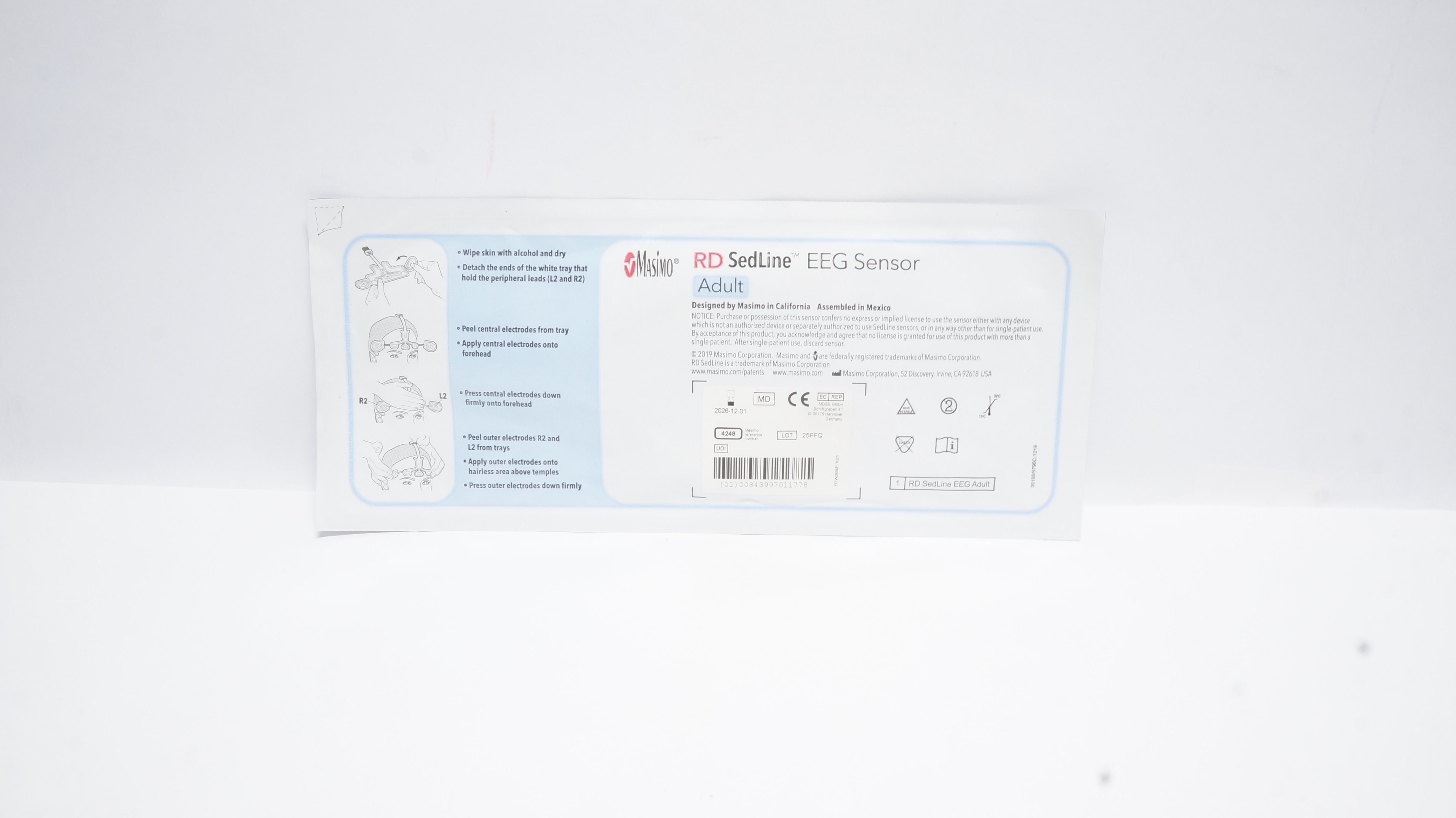 Masimo 4248 RD Sedline EEG Sensor Adult (x)