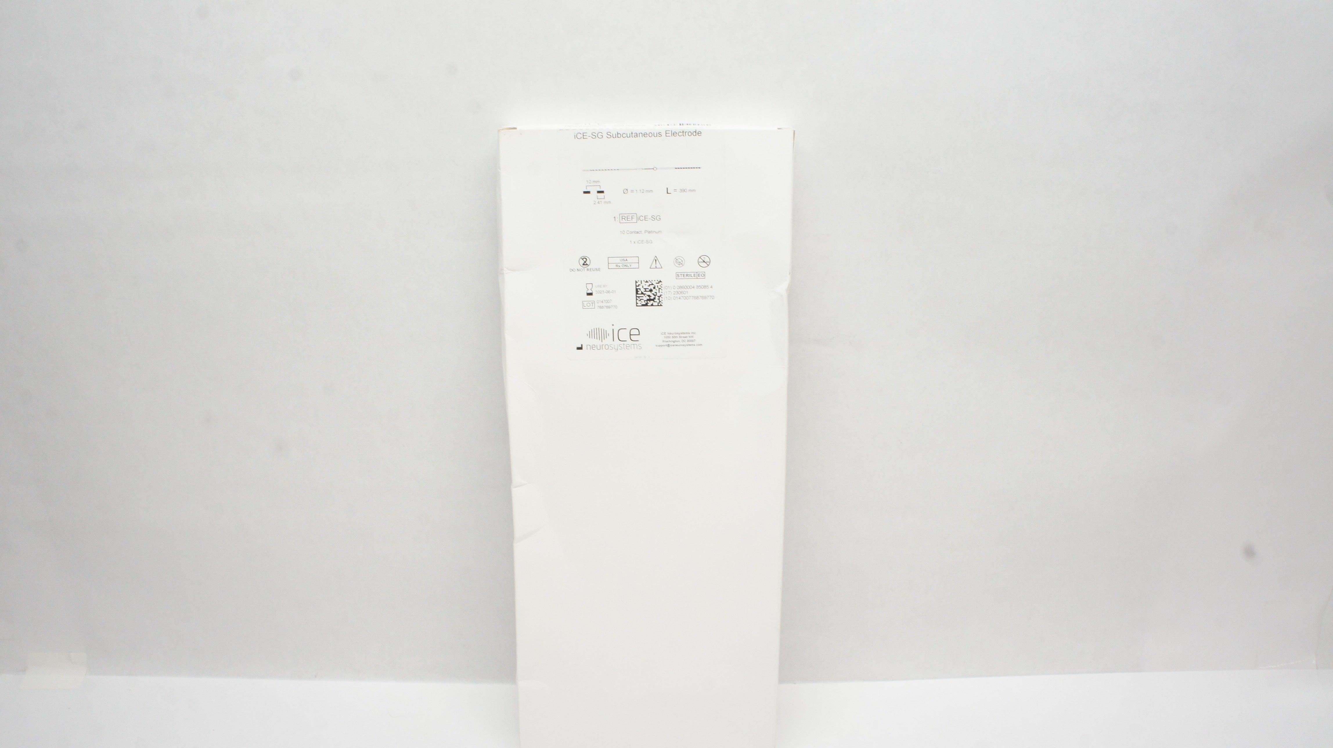 iCE Neurosystems iCE-SG Subcutaneous Electrode 1.12mm x 390mm - Box of 10