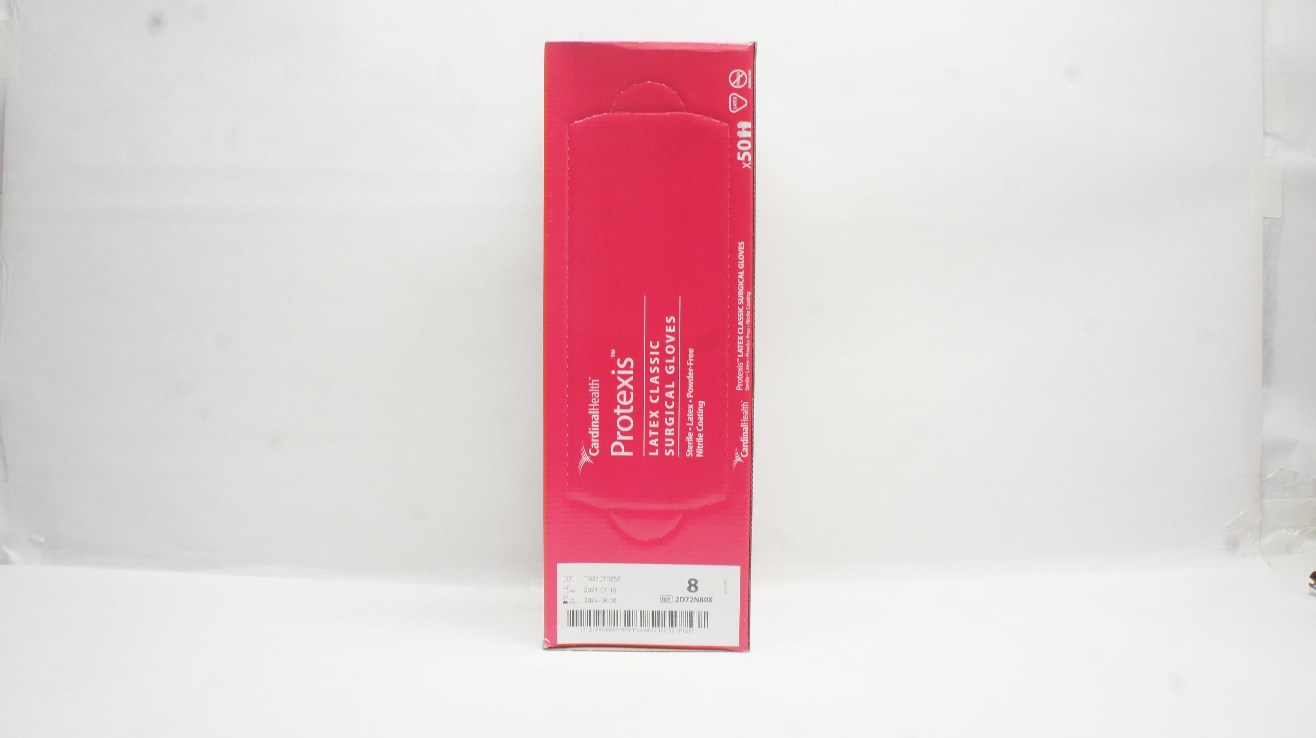 CardinalHealth 2D72N80X PROTEXIS Latex Classic Surgical Gloves Size 8 -Box of 50