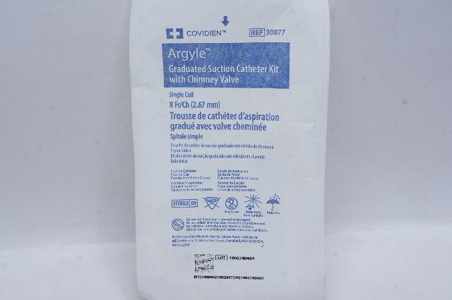 Covidien 30877 Argyle Graduated Suction Cath. Kit 8Fr.