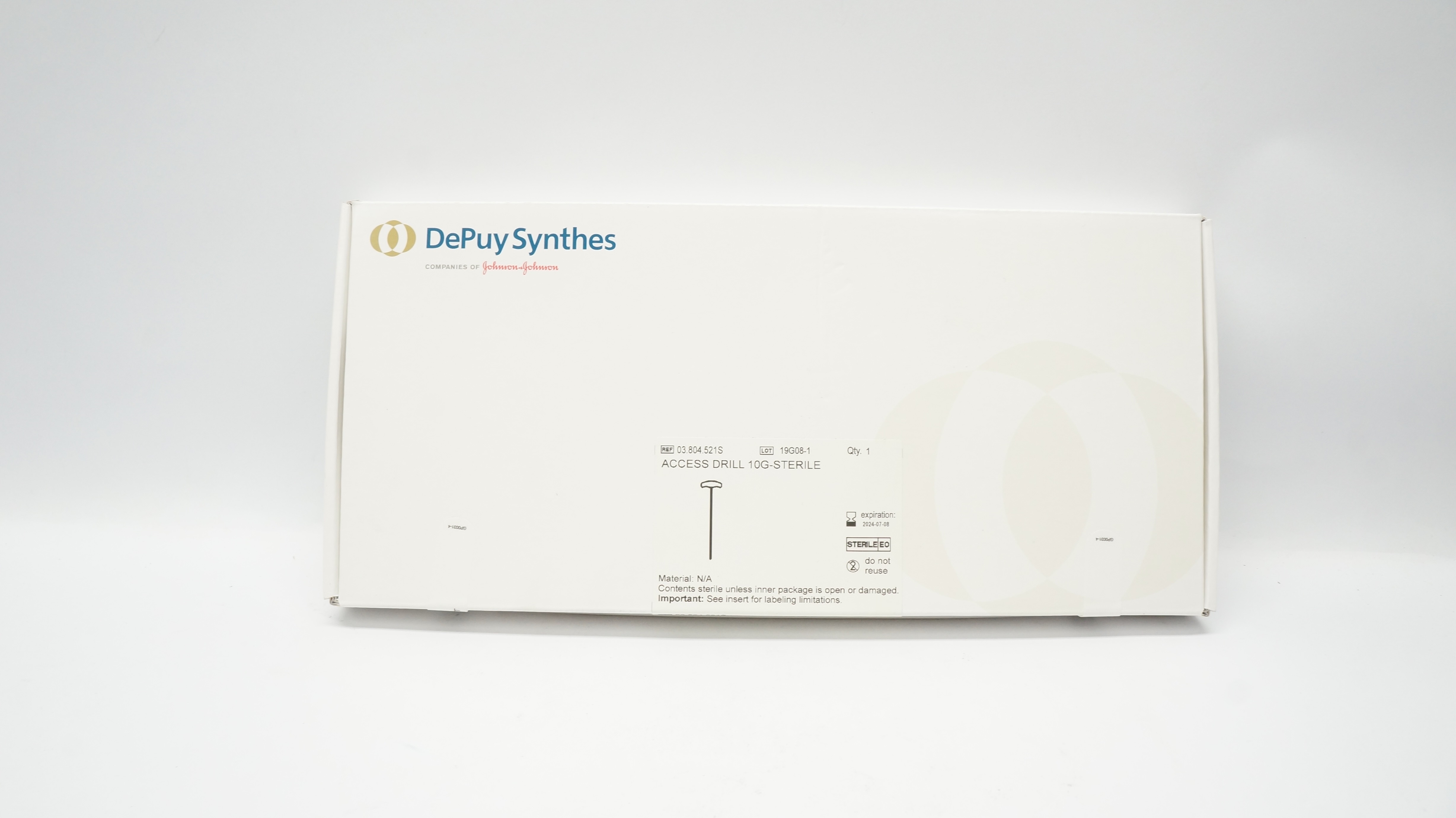 DePuy Synthes 03.804.521S Access Dril 10G Sterile (x)