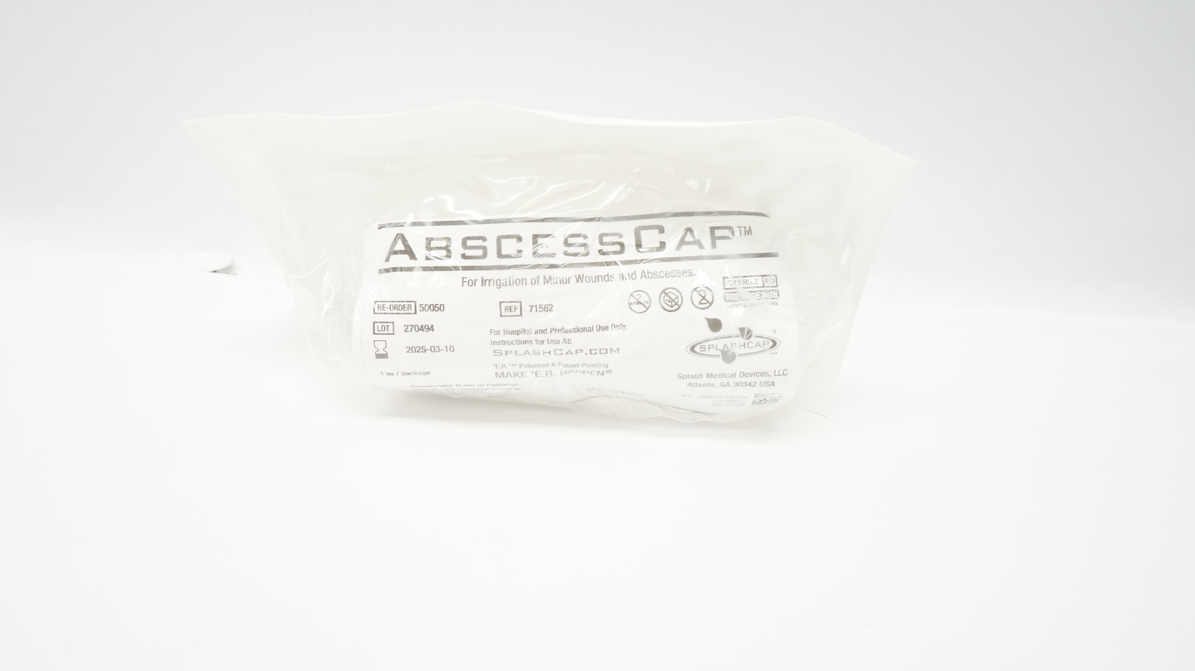 Splash Medical 50050 AbscessCap