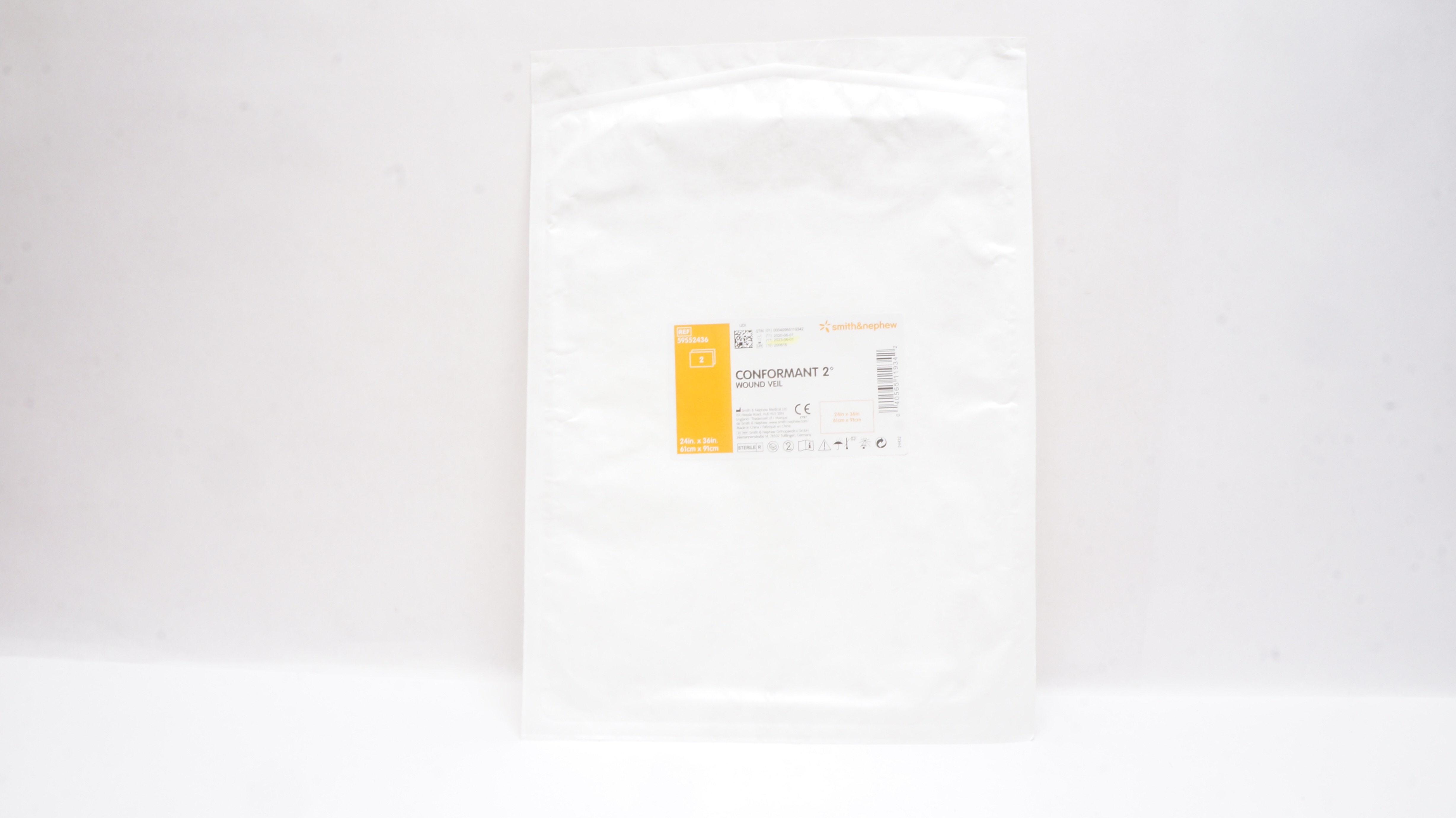 Smith&Nephew 59552436 Conformant 2 Wound Veil 24 x 36inch (x) - Pack of 2