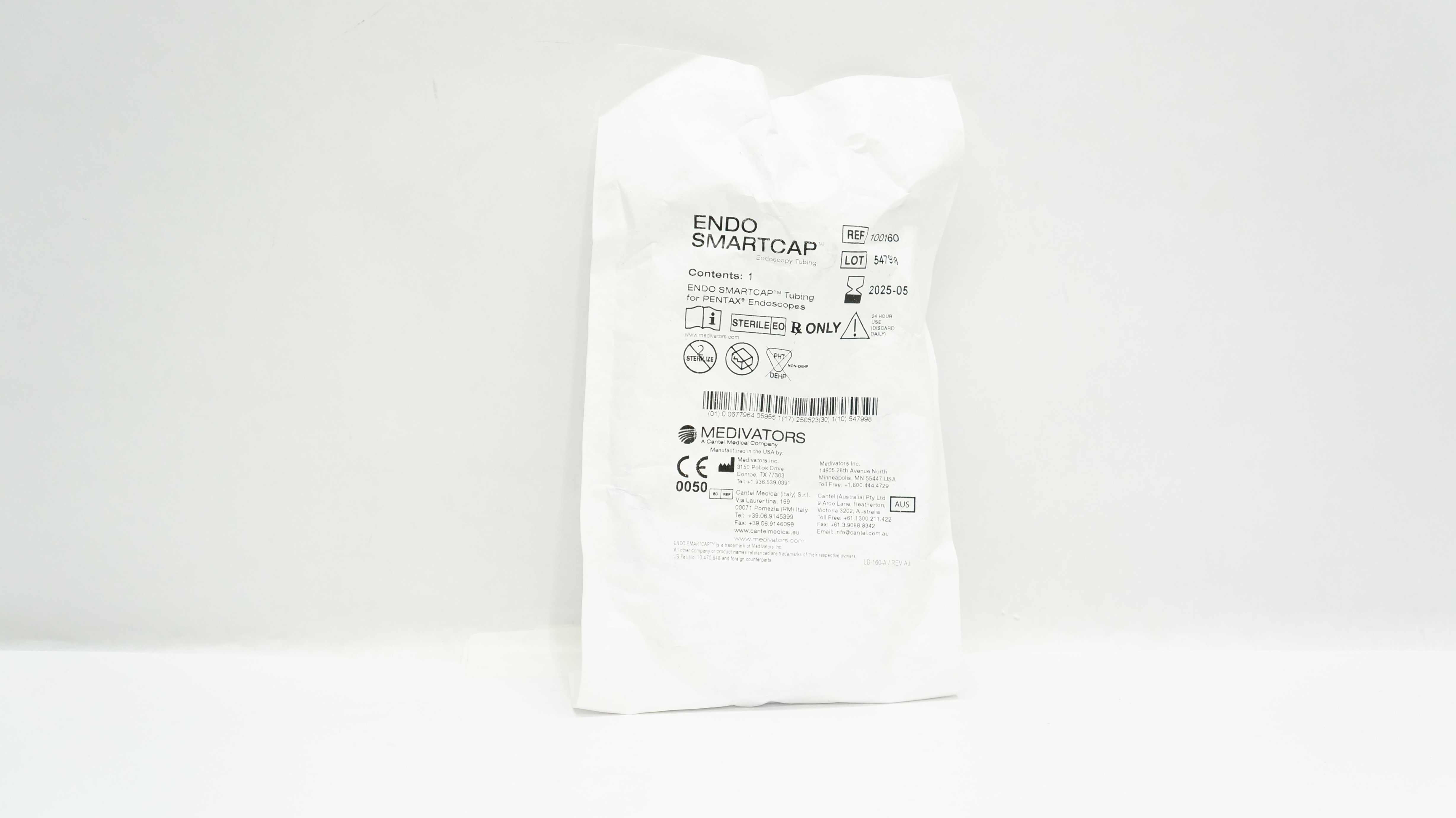 Medivators 100160 ENDO SMARTCAP Disposable Endoscopy Tubing