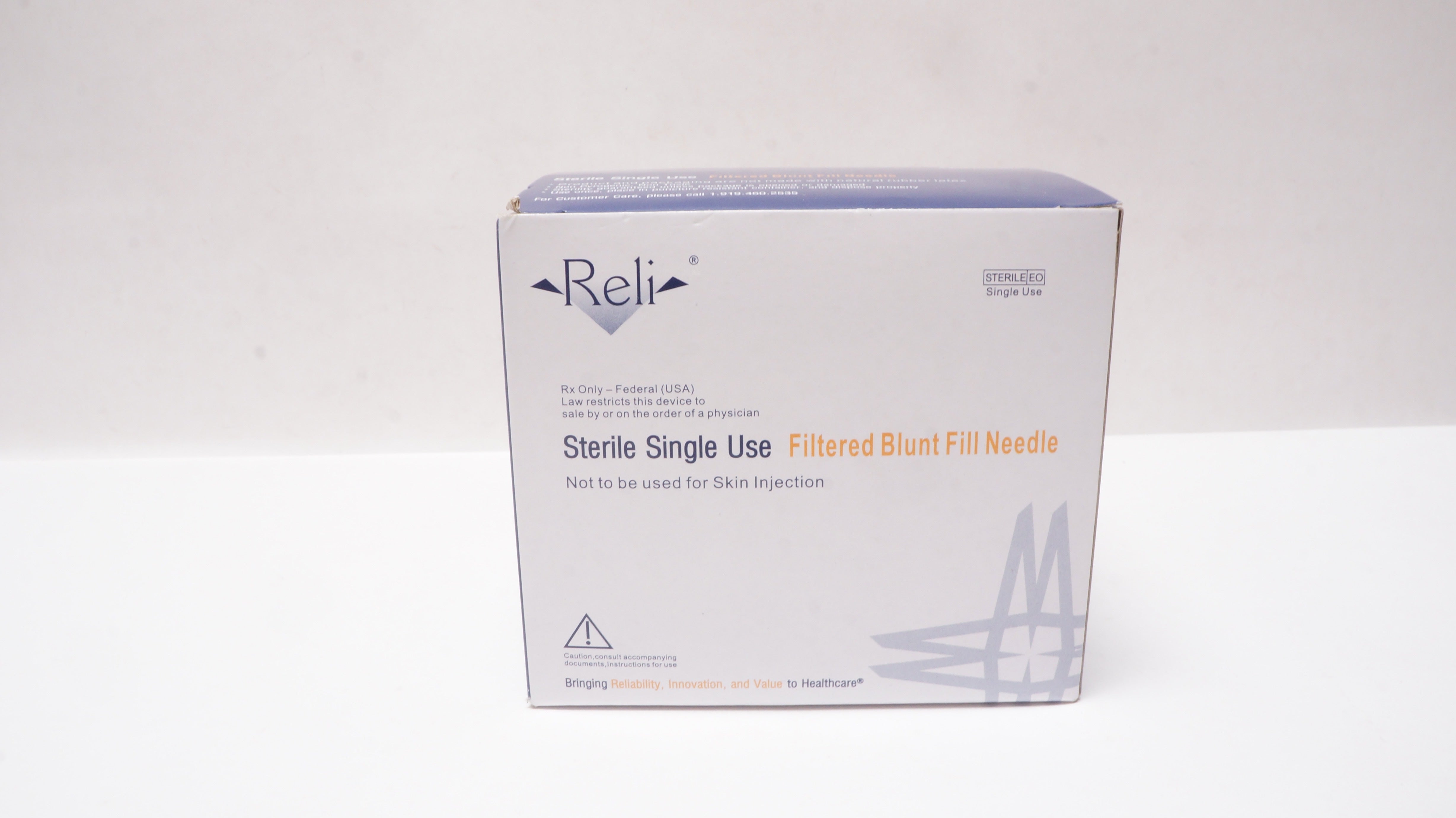 Myco F-BFN18G151 Reli Filtered Blunt Fill Ndle 18G x 1-1/2inch - Box of 100