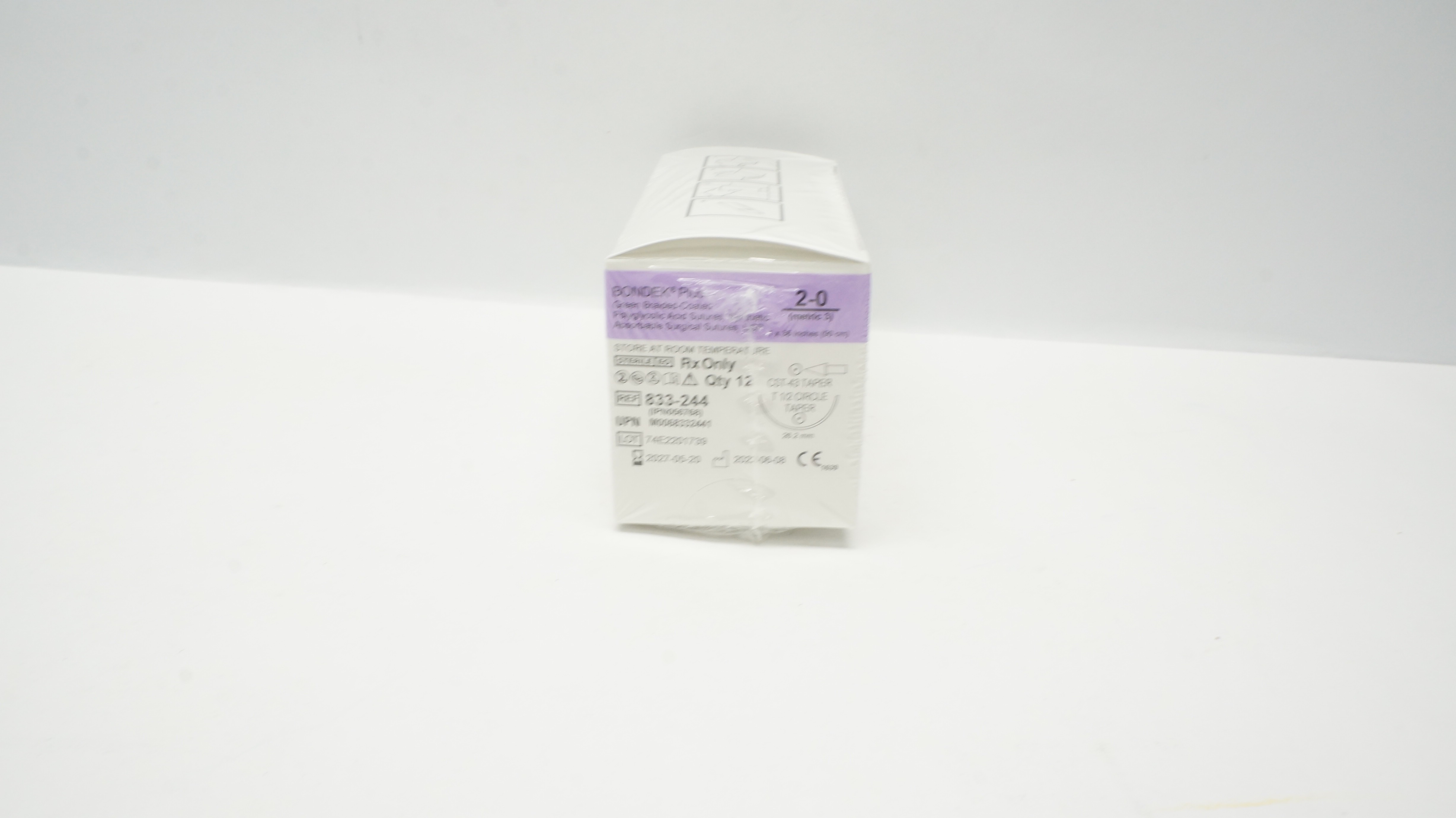 Teleflex 833-244 Bondek Plus 2-0 Green Stre CST-43 Taper 36in. - Box of 12