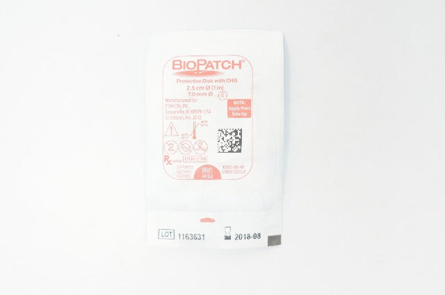 Ethicon 4152 BioPatch Protective Disk with CHG 1 inch x 7.0 mm (x)