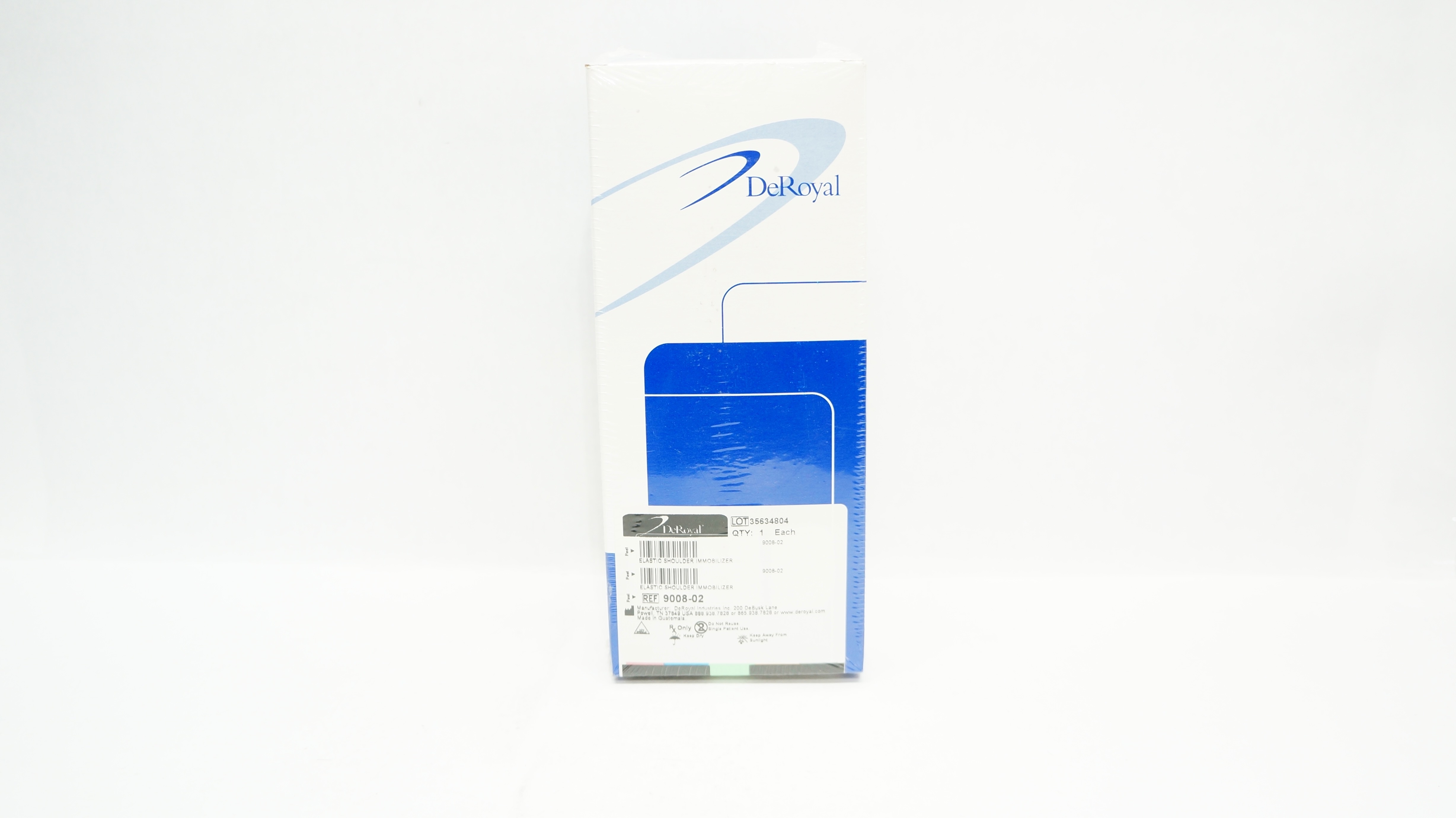 DeRoyal 9008-02 Elastic Shoulder Immobilizer, Medium