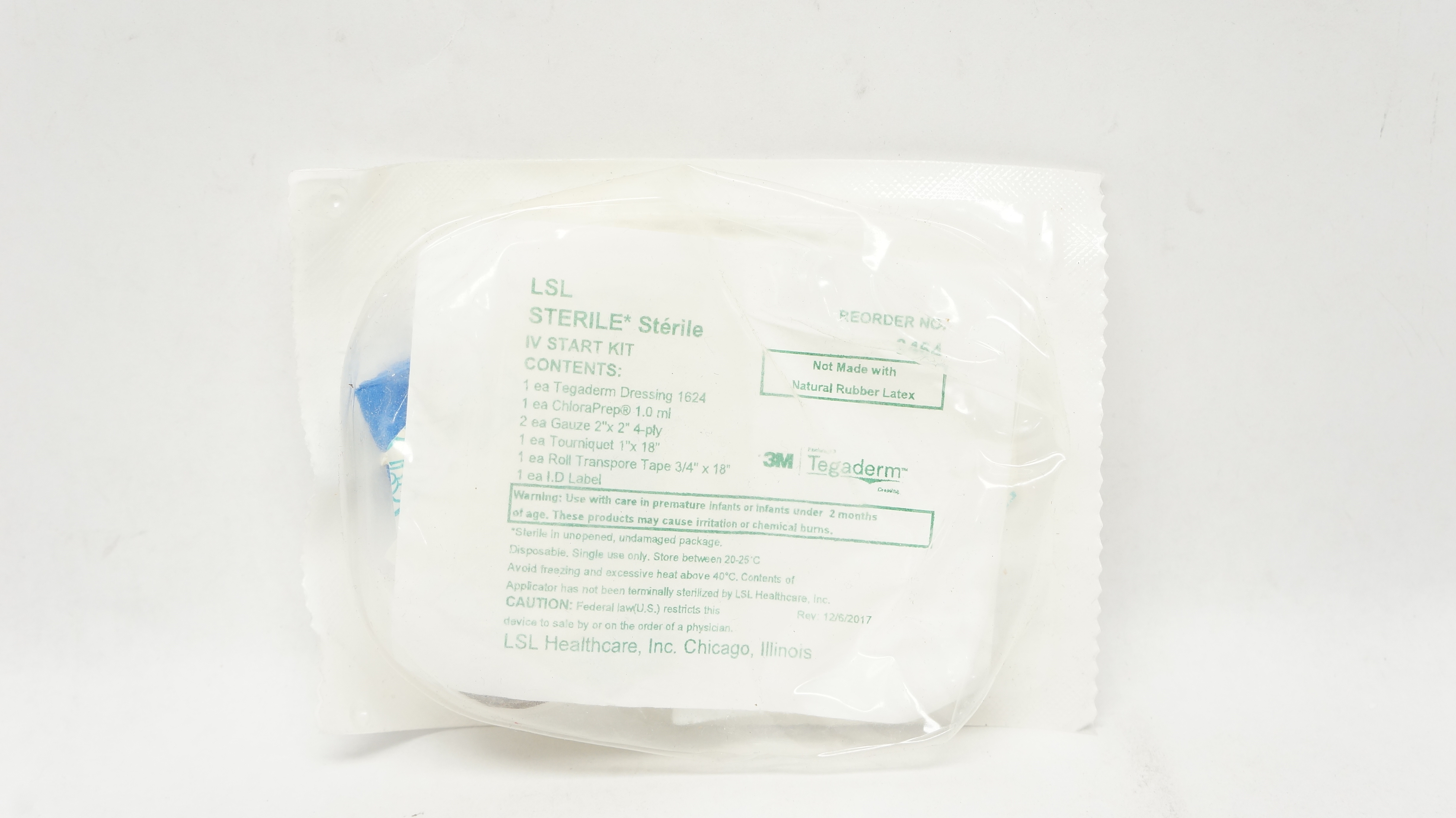 3M 3464 Tegaderm LSL Sterile IV Start Kit (x)