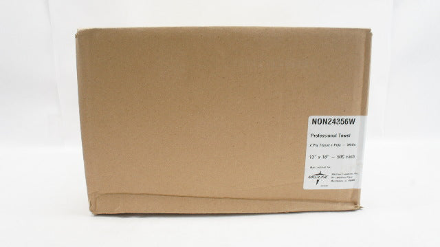 Medline NON24356W Professional Towel 2 Ply Tissue + Poly 13 x18in. - Case of 500