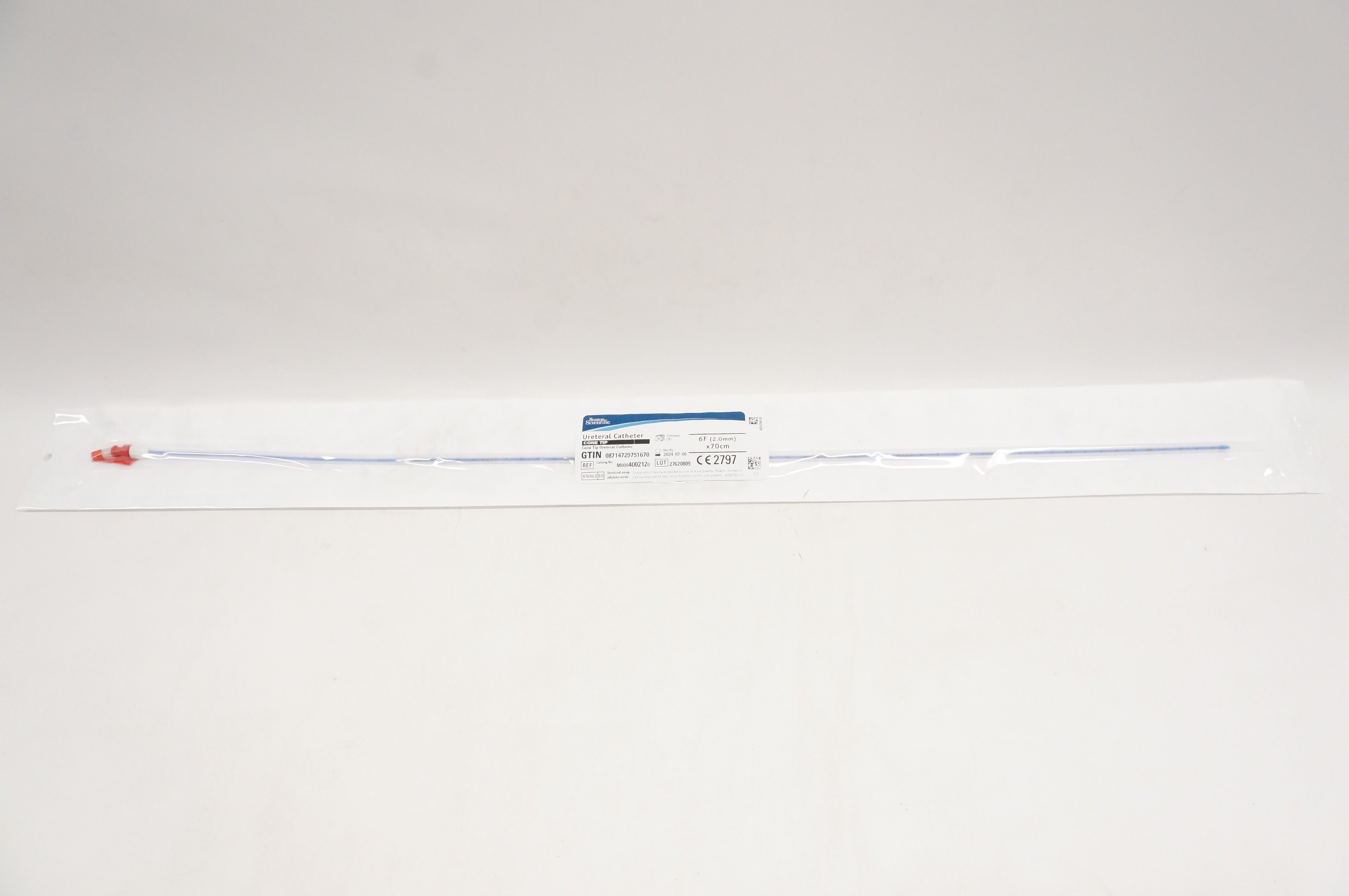 Boston Scientific M0064002120 Cone Tip Ureteral Cath. 6F x 70cm