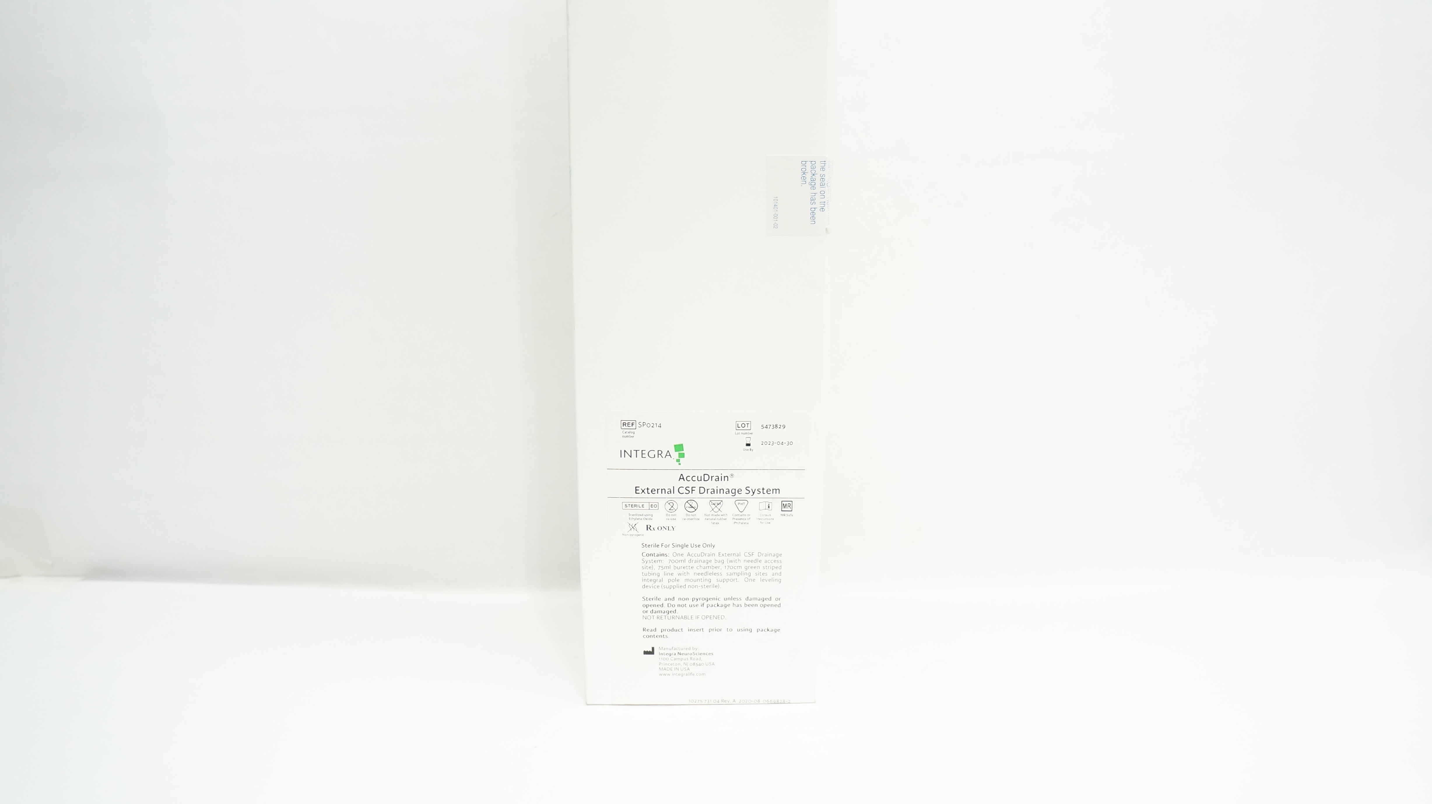 Integra SP0214 AccuDrain External CSF Drainage System (x)
