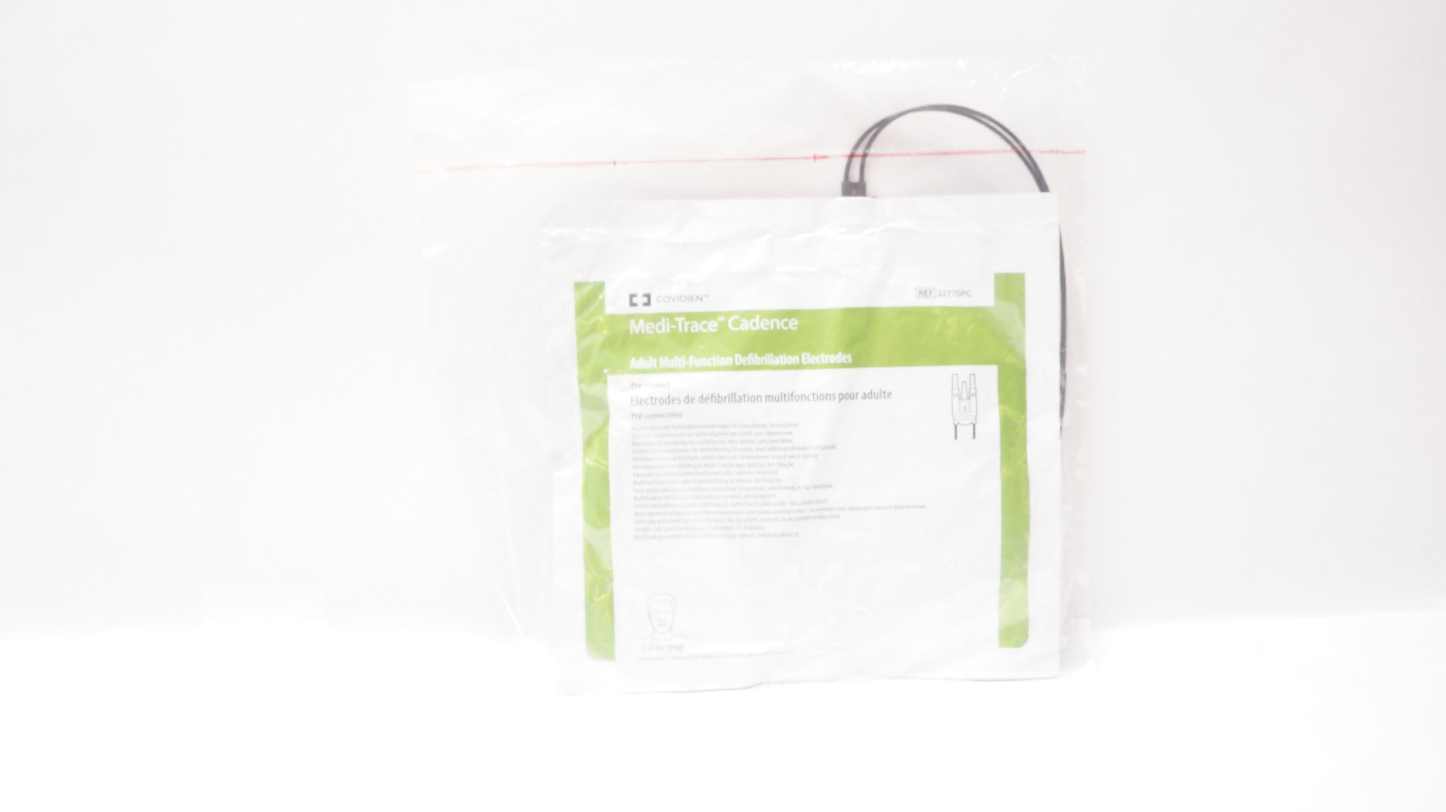 Covidien 22770PC Medi-Trace Cadence Adult Multi-Function Electrodes >22lbs (x)