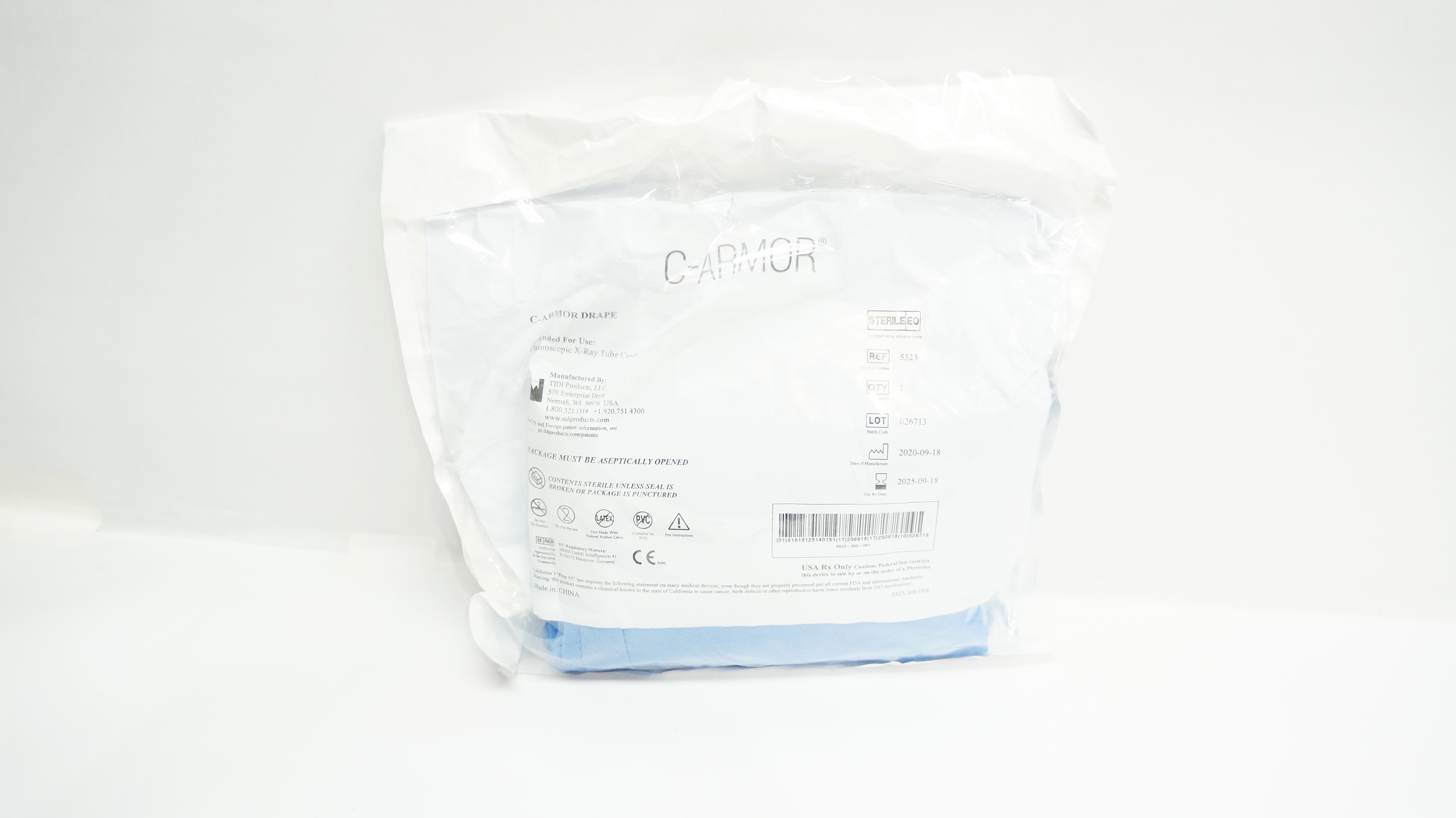 TIDI Products 5523 C-Armor Drape