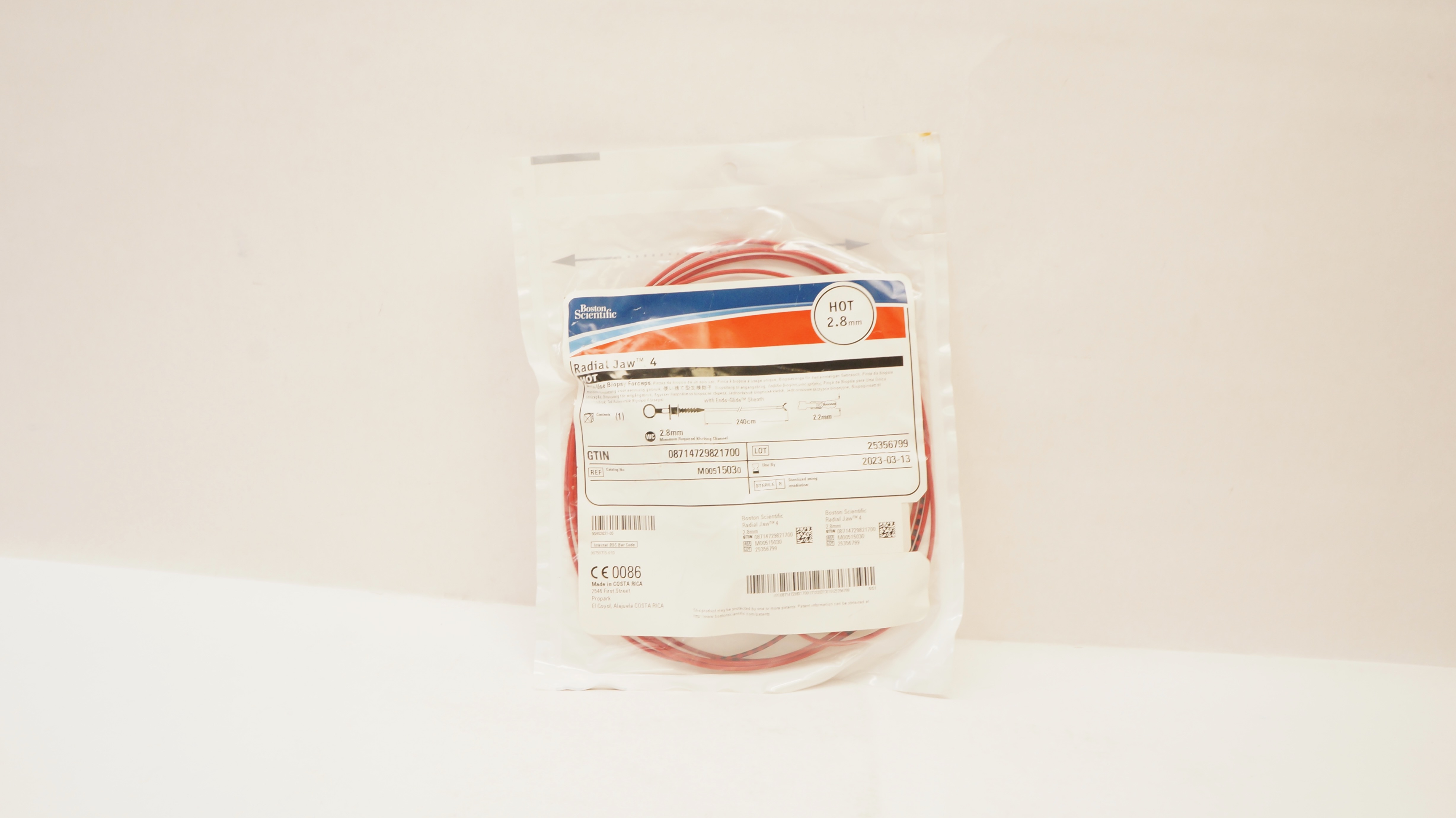 Boston Scientific 1503 Radial Jaw 4 Hot Single Use Biopsy Foceps 2.8mm