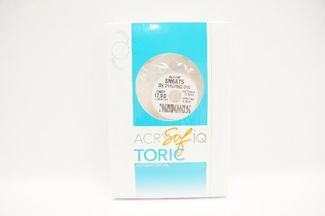 Alcon SN6AT5 AcrySof IQ Toric Astigmatism IOL 17.0D 3.00D CYL 13.0mm x 6.0mm (x)