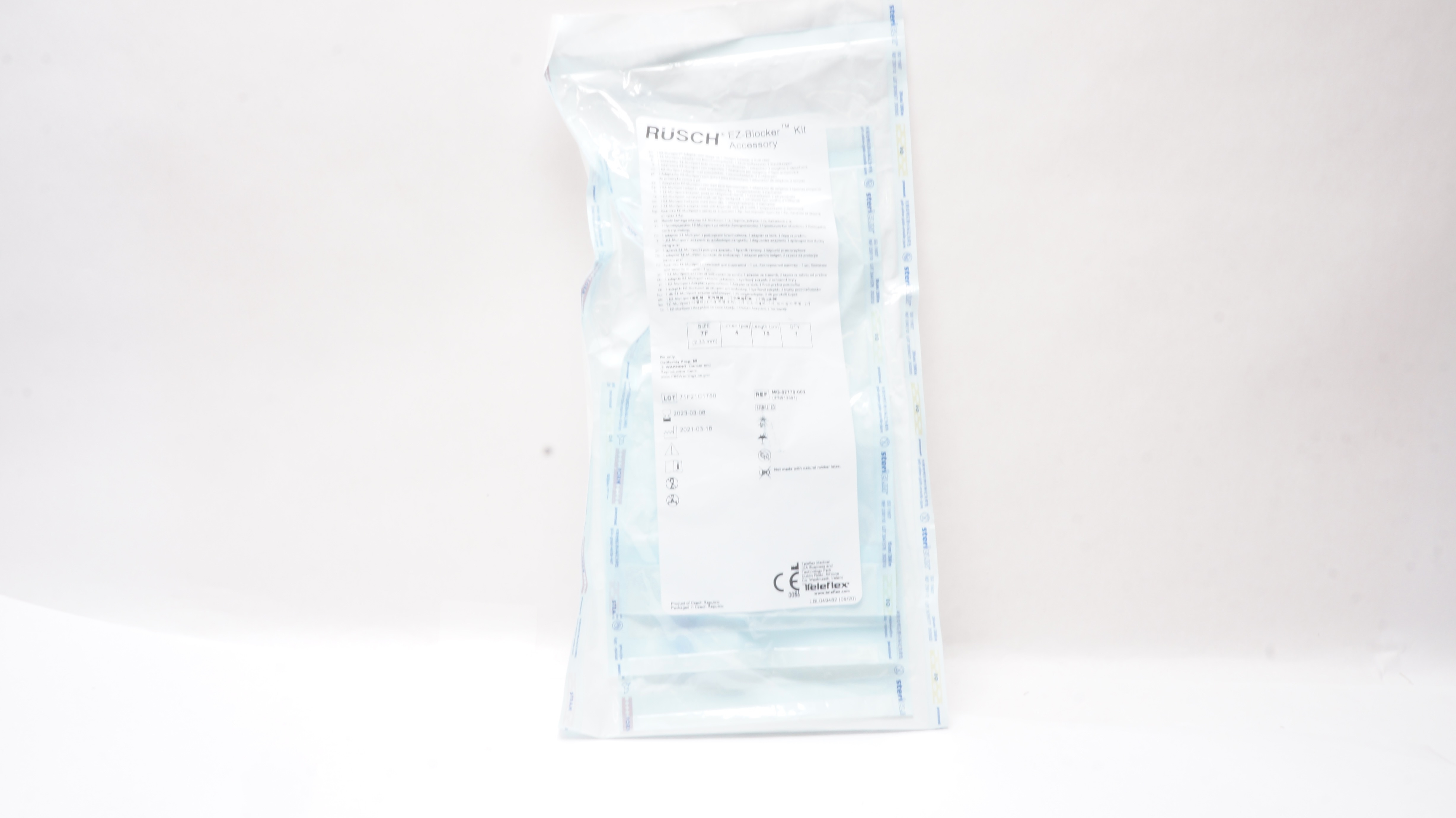 Teleflex MG-02770-002 Rusch EZ-Blocker Kit Accessory 4 Lumen 7F x 75cm (x)