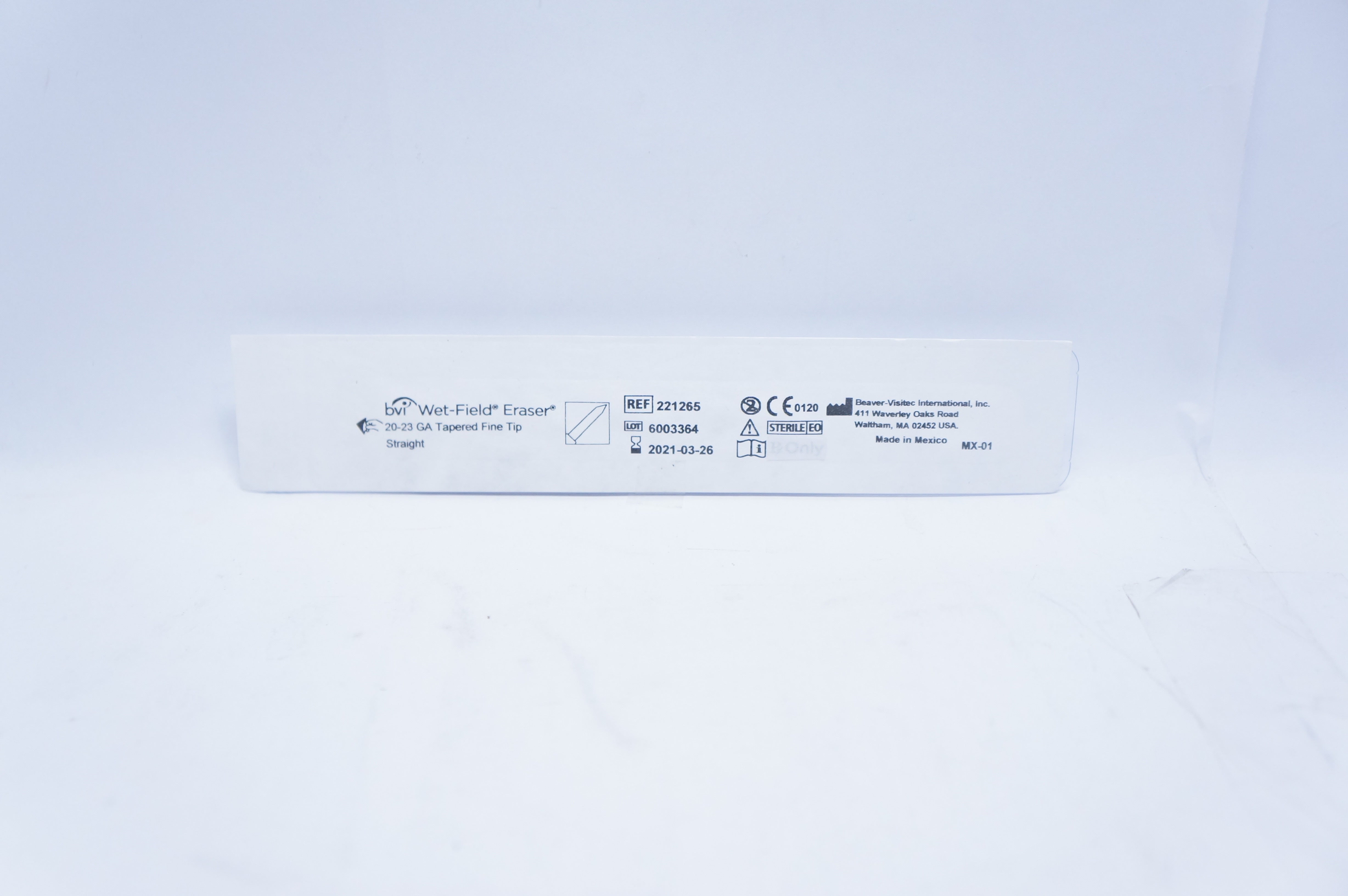 BVI 221265 Wet-Field Eraser 20-23GA Tapered Fine Tip Straight