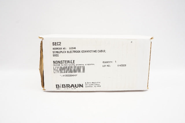 Braun 333546 Stimuplex Electrode Connecting Cable Sec2