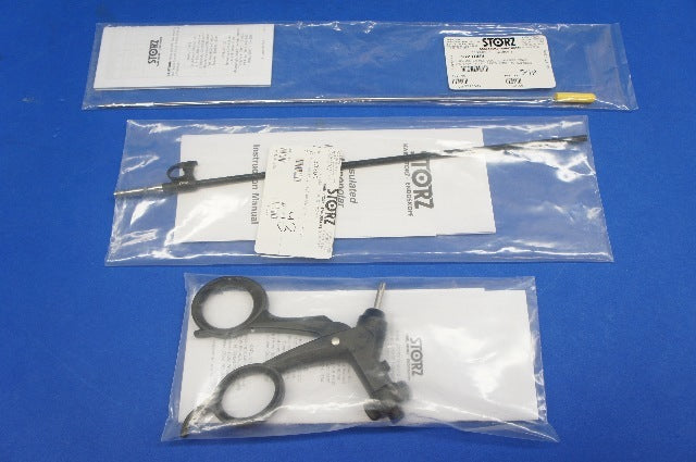 Karl Storz 33251MV Click Line MANHES Dissecting and Grasping Forceps, Size 5 mm