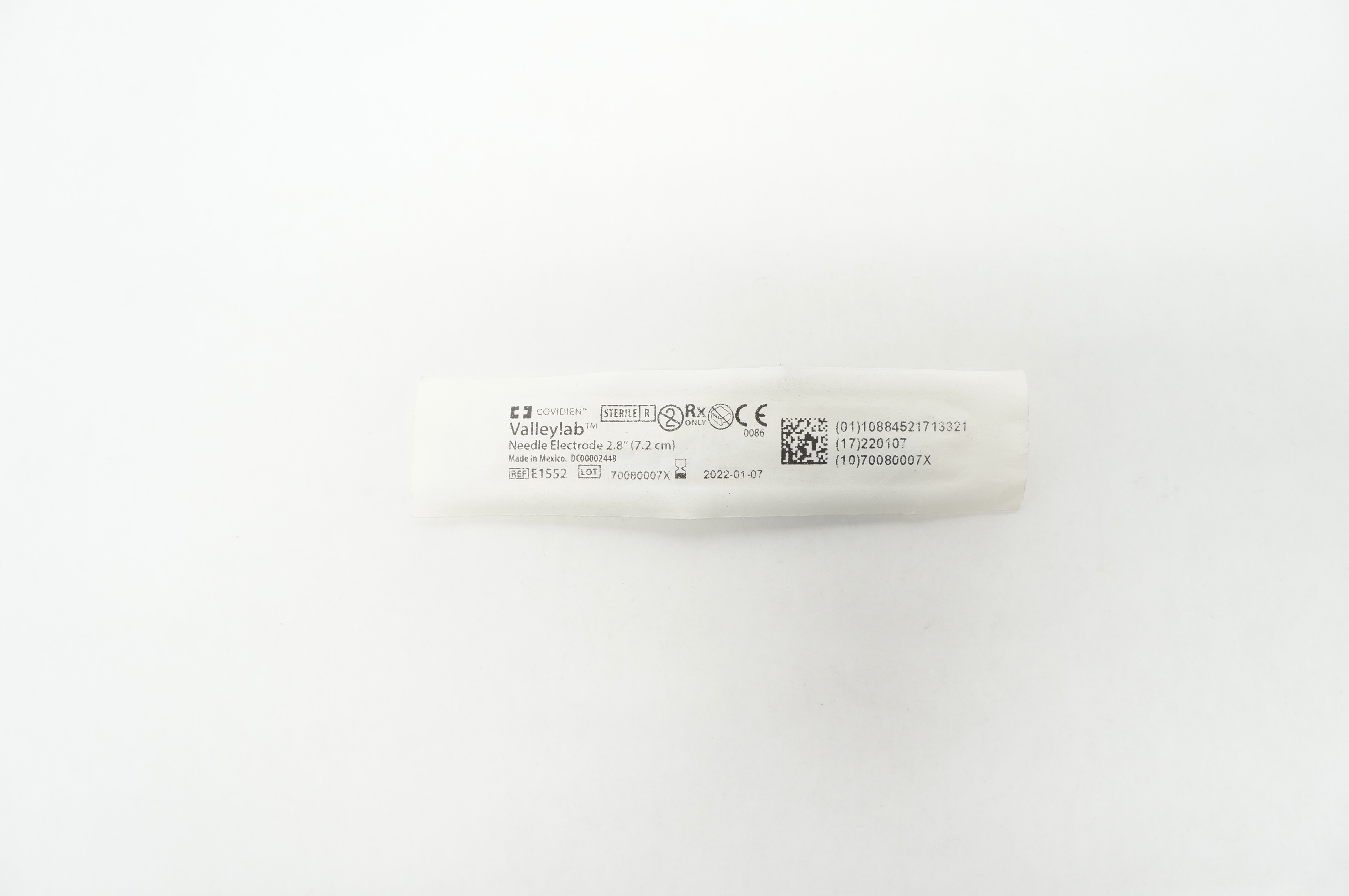 Covidien E1552 Valleylab Ndle Electrode 2.8inch (x)