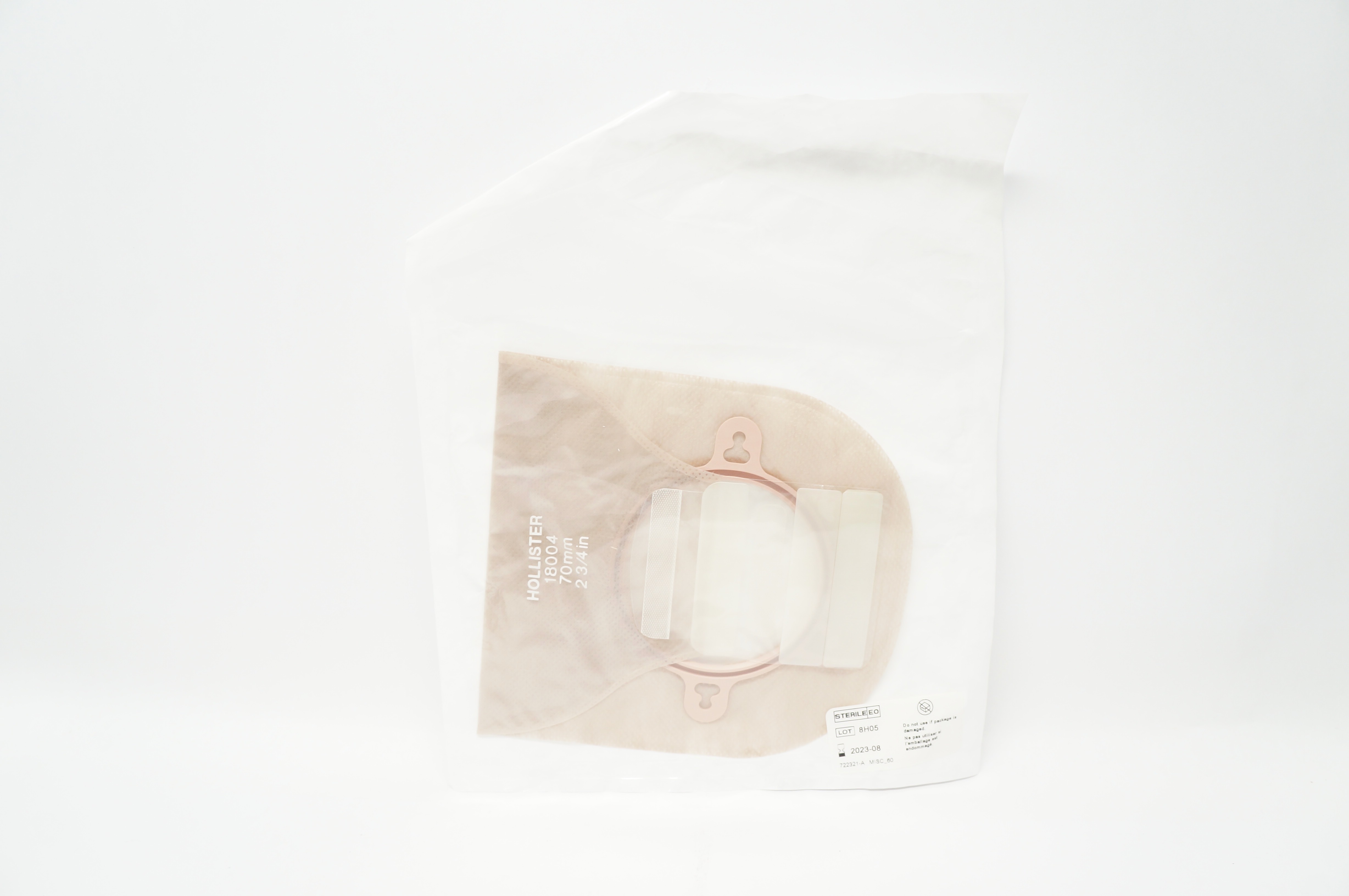 Hollister 18004 2-Piece Drainable Ostomy Pouch 2-3/4 inch 70mm