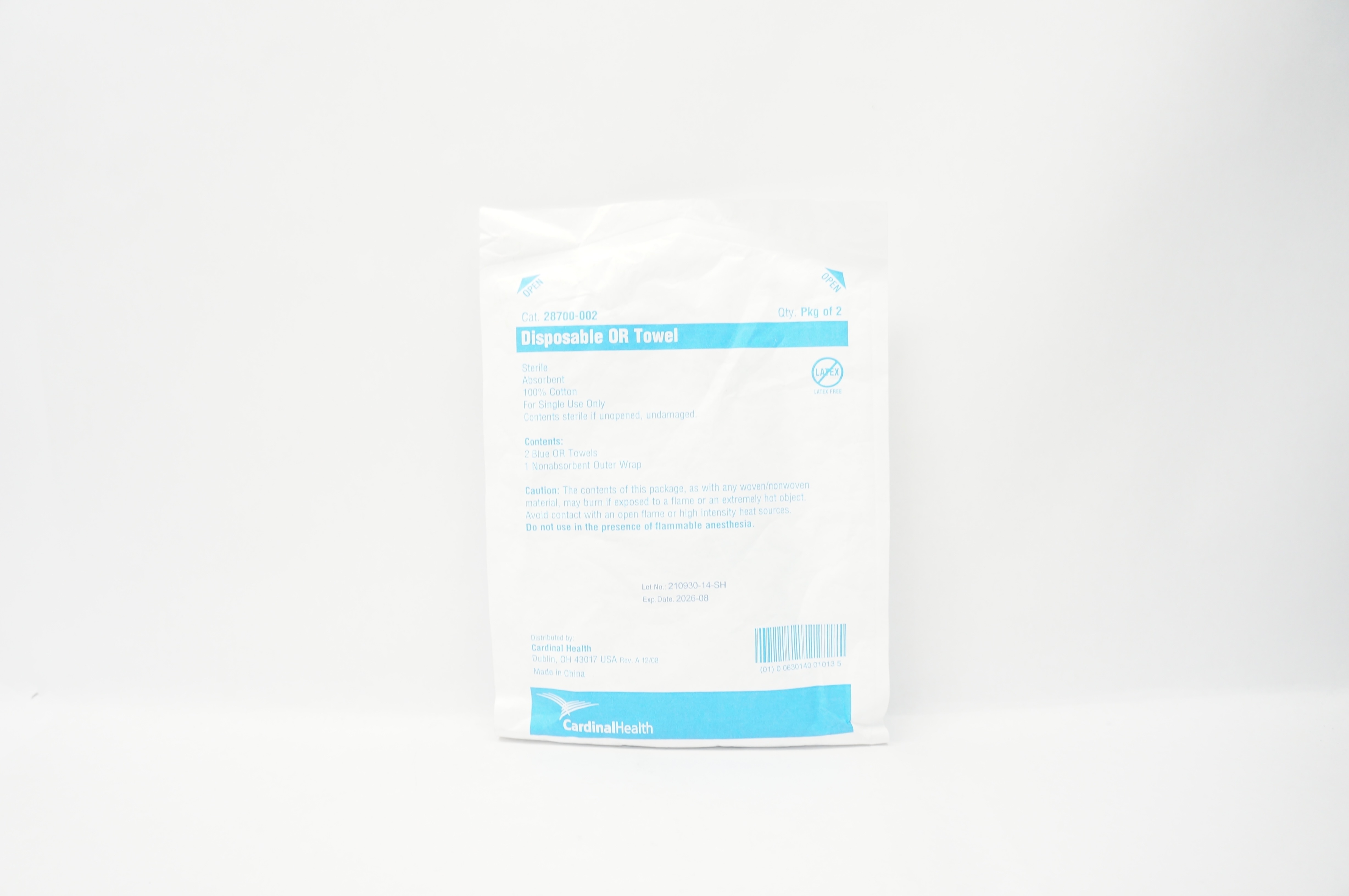 Cardinal Health 28700-002 Disposable OR Towel Sterile Absorbent - Pack of 2