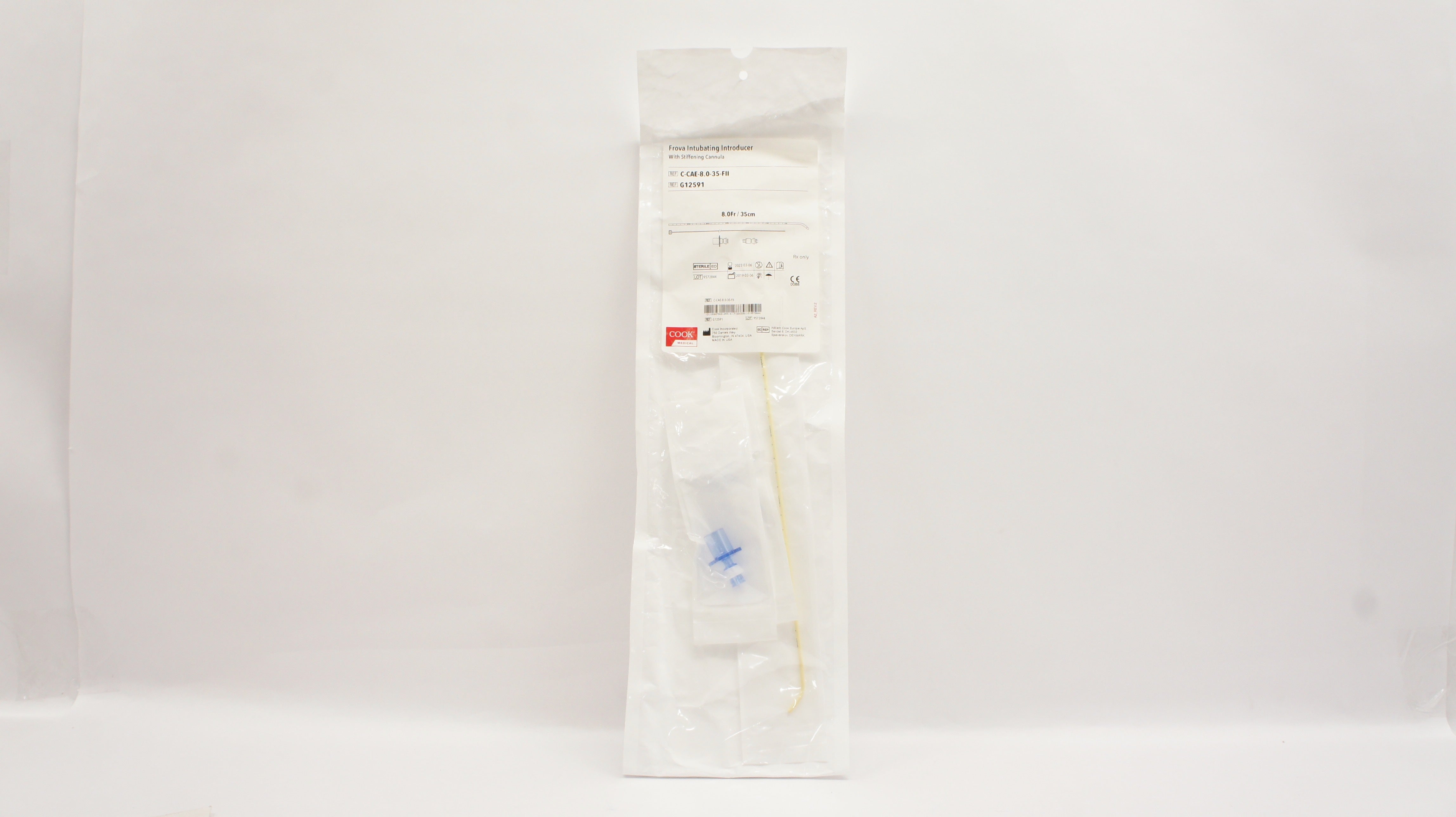 Cook Medical G12591 Frova Intubating Introducer With Stiffening Cannula 8Fr (x)
