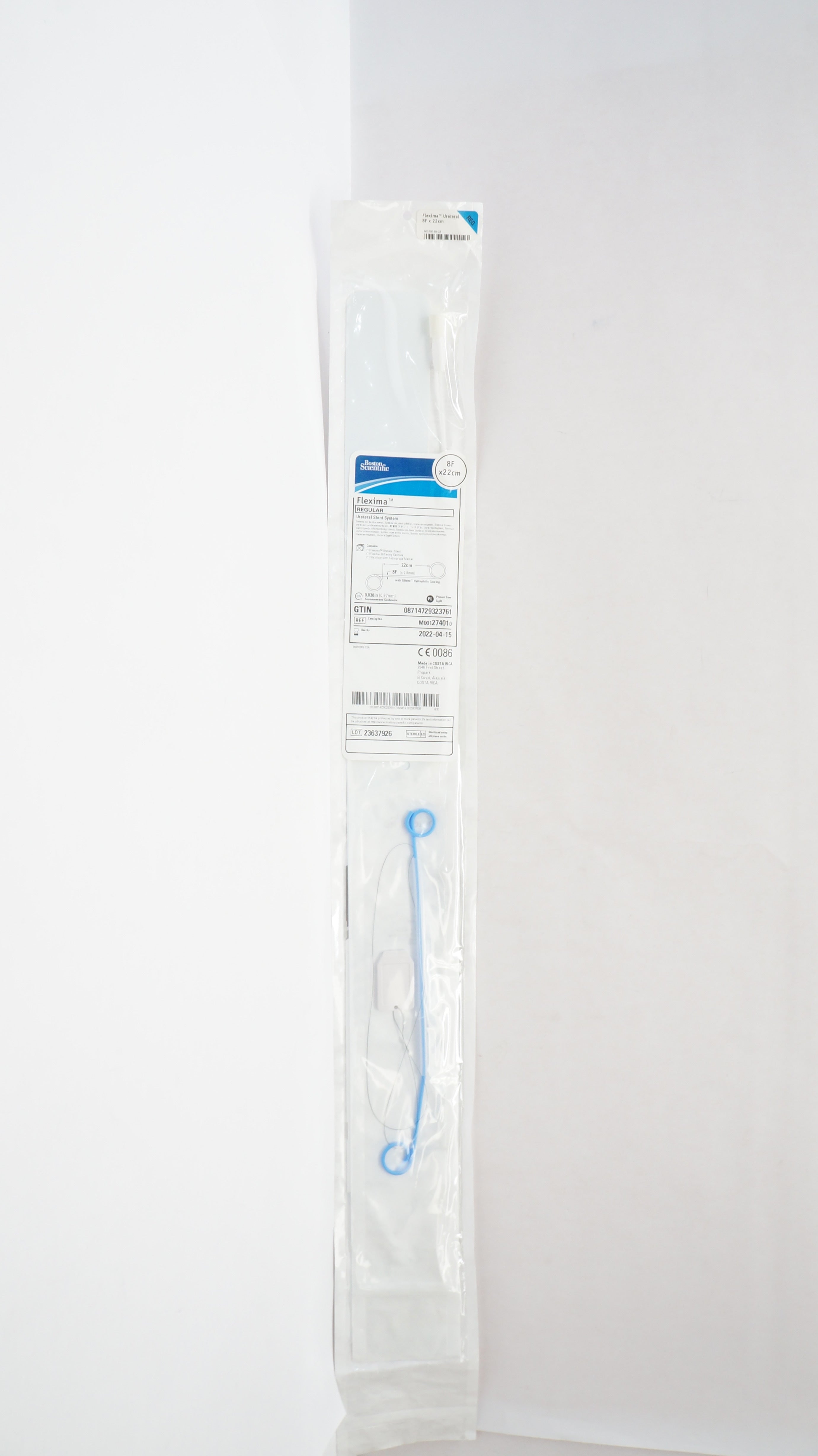 Boston Scientific M001274010 Flexima Regular Ureteral Stnt System 8F x 22cm (x)