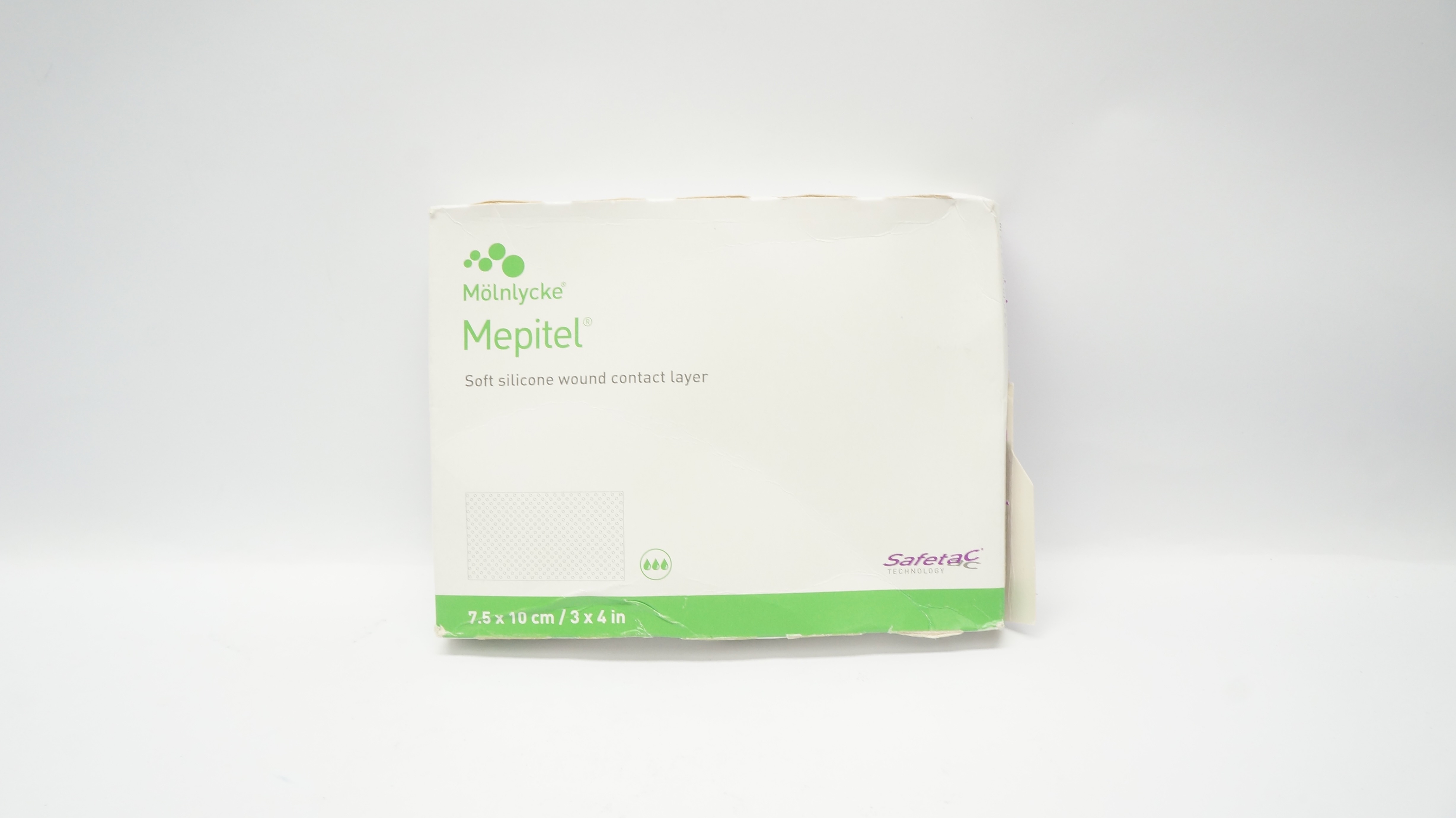 Molnlycke HealthCare 290799 Mepitel Wound Contact Layer 3 x 4in - Box of 10 (x)