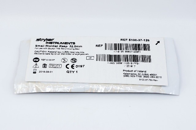 Stryker 5100-37-126 Small Riordan Rasp 32mm (x)