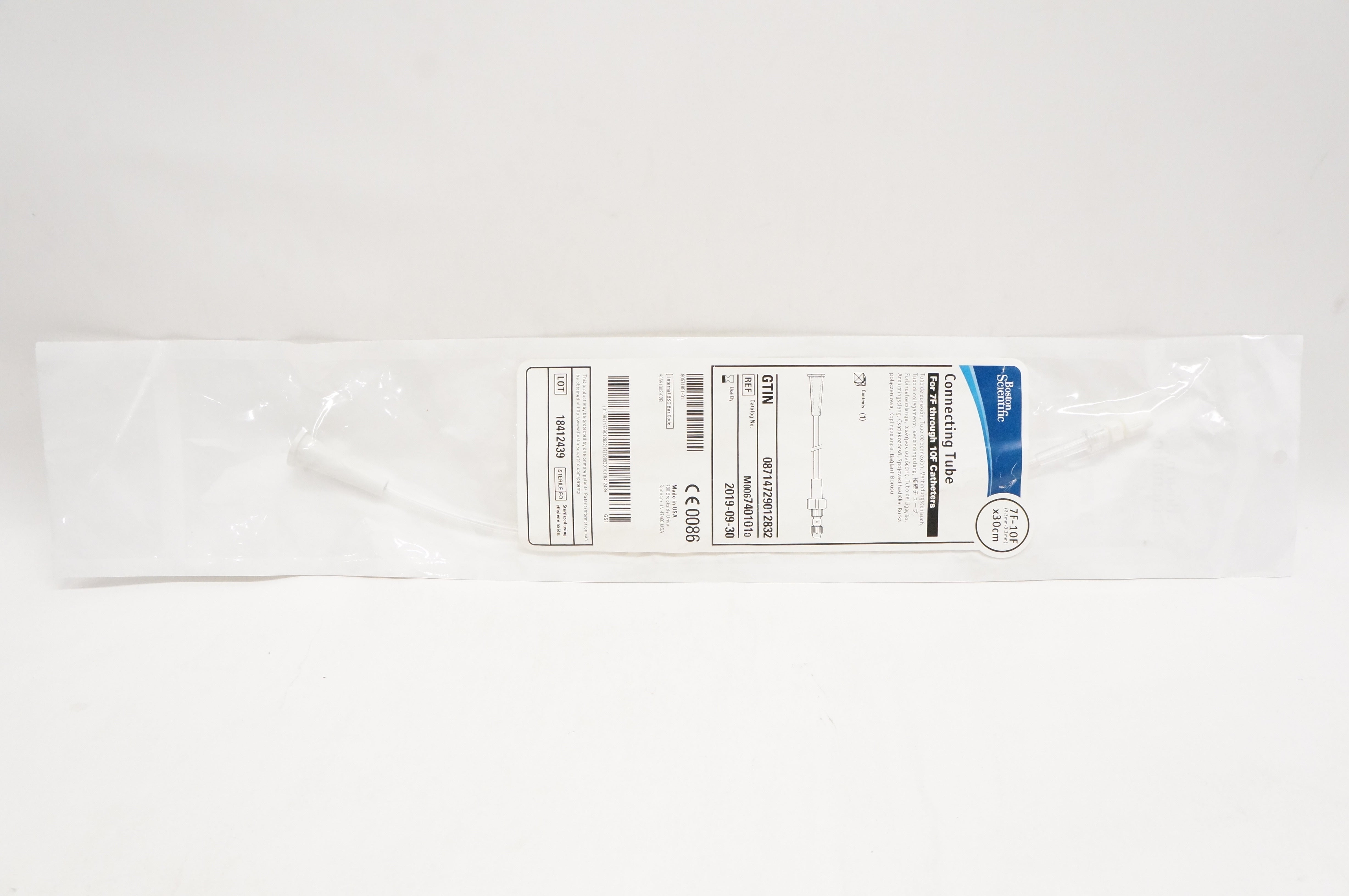Boston Scientific M0067401010 Connecting Tube 7F-10F x 30cm (x)