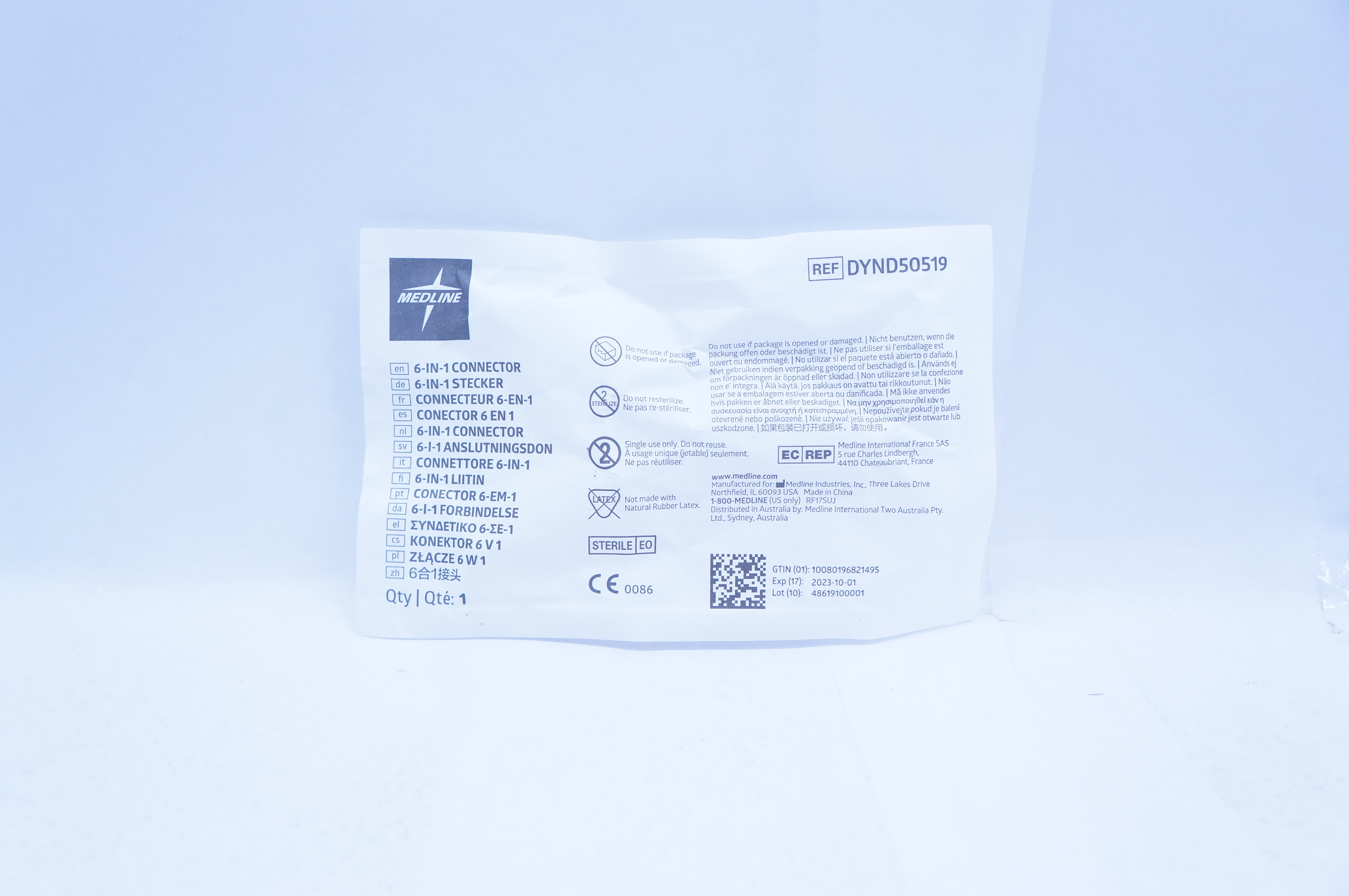 Medline DYND50519 6-in-1 Connector
