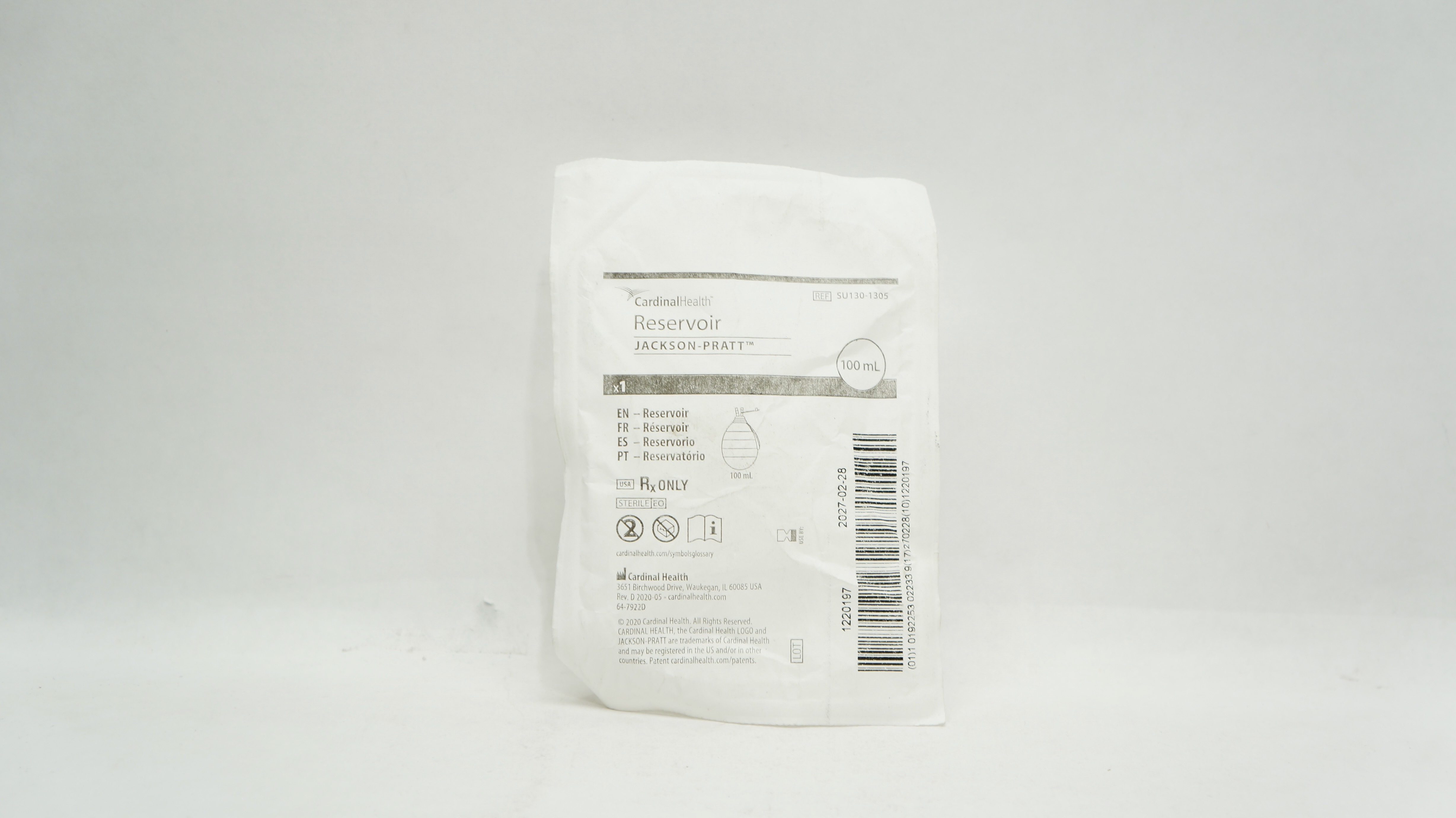 Cardinal Health SU130-1305 Jackson-Pratt Reservoir, 100ml