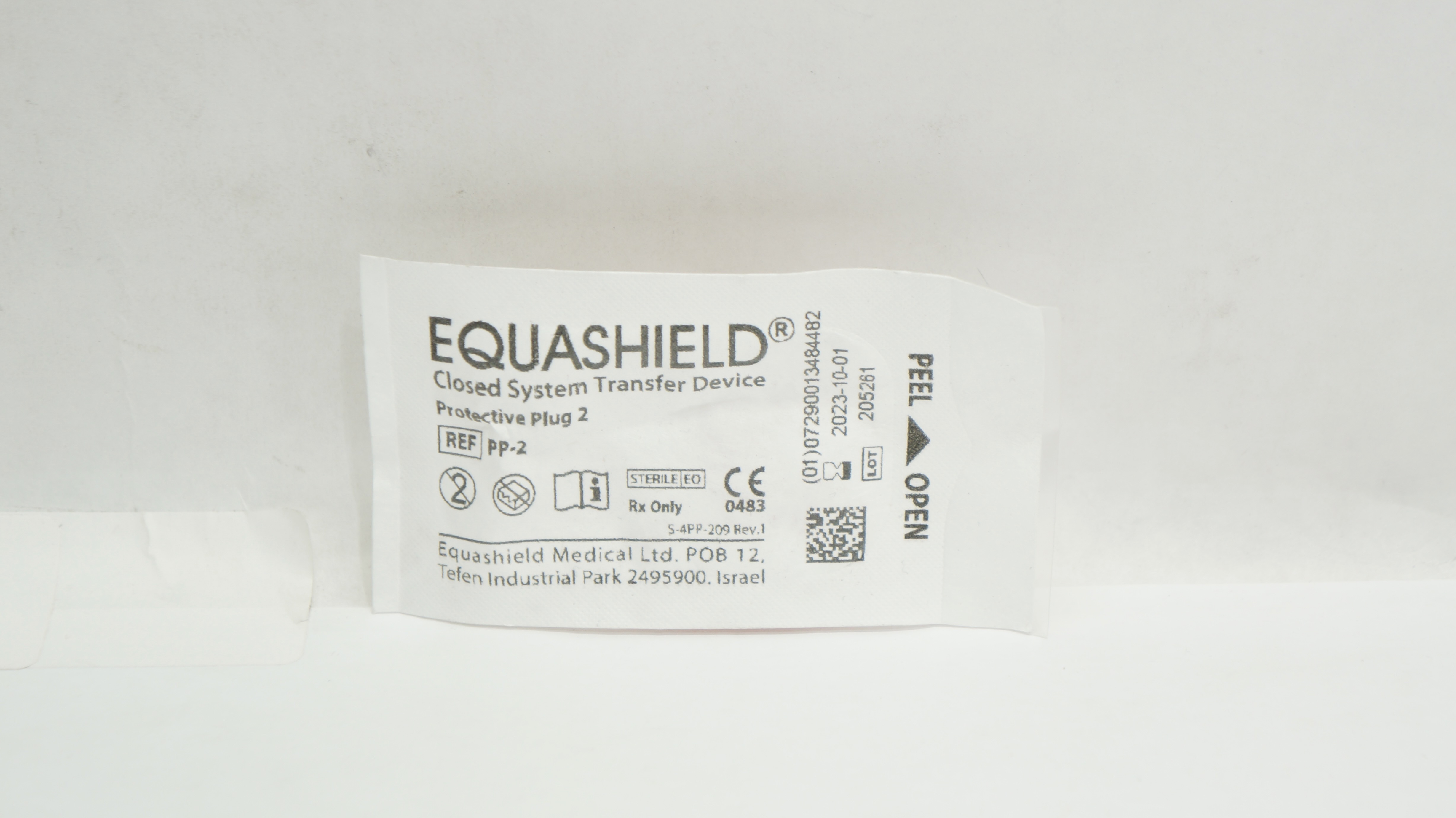 Equashield Medical PP-2 Closed System Transfer Device Protective Plug 2