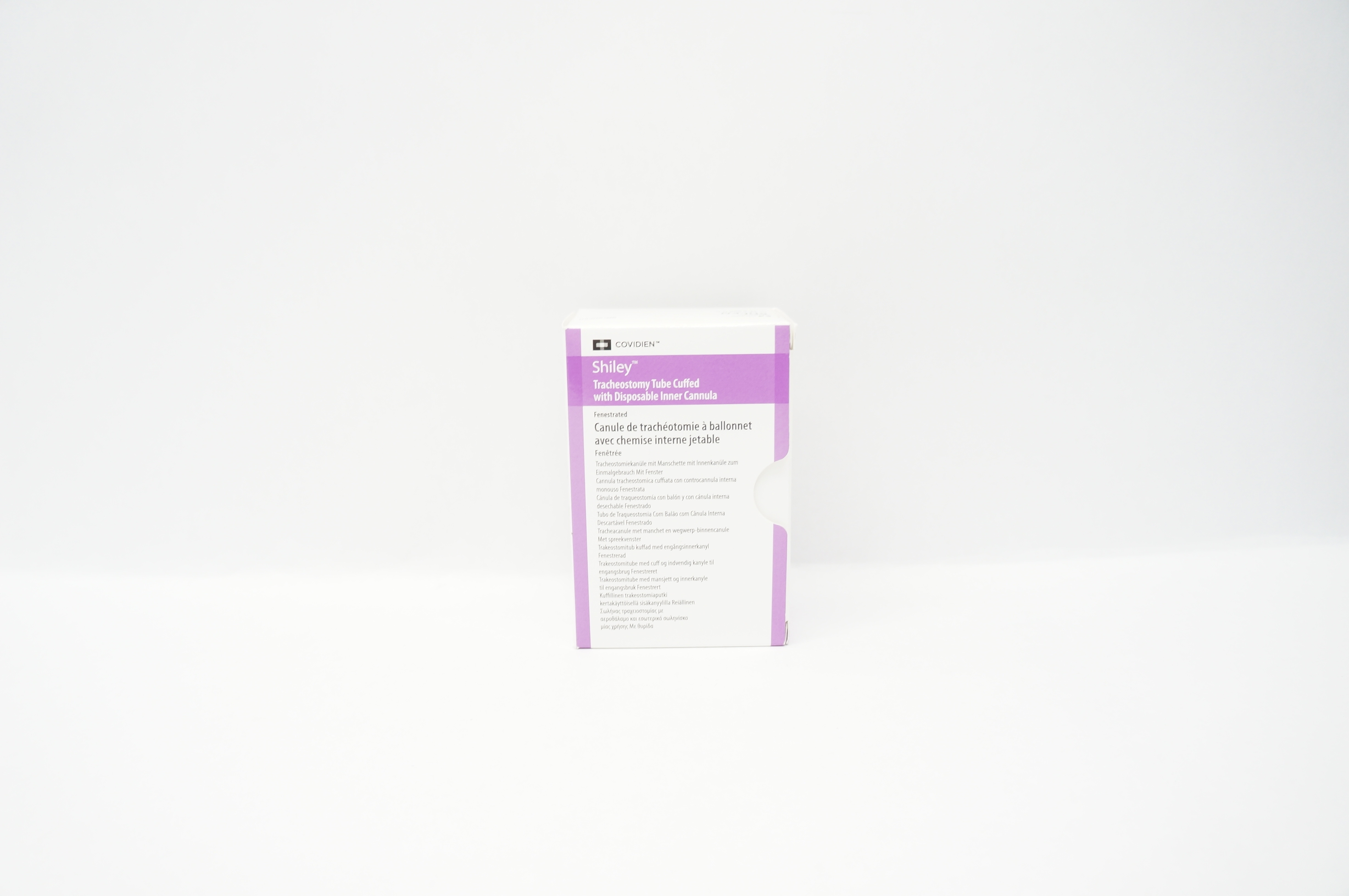 Covidien 8DFEN Shiley Tracheostomy Tube Cuffed 7.6 ID x 12.2 OD x 27.0 x 79mm