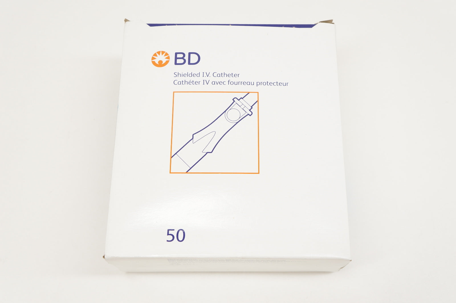 BD 381423 Insyte Autoguard Shielded I.V. Cath. 22Ga x 1inch, 35ml - Box of 50