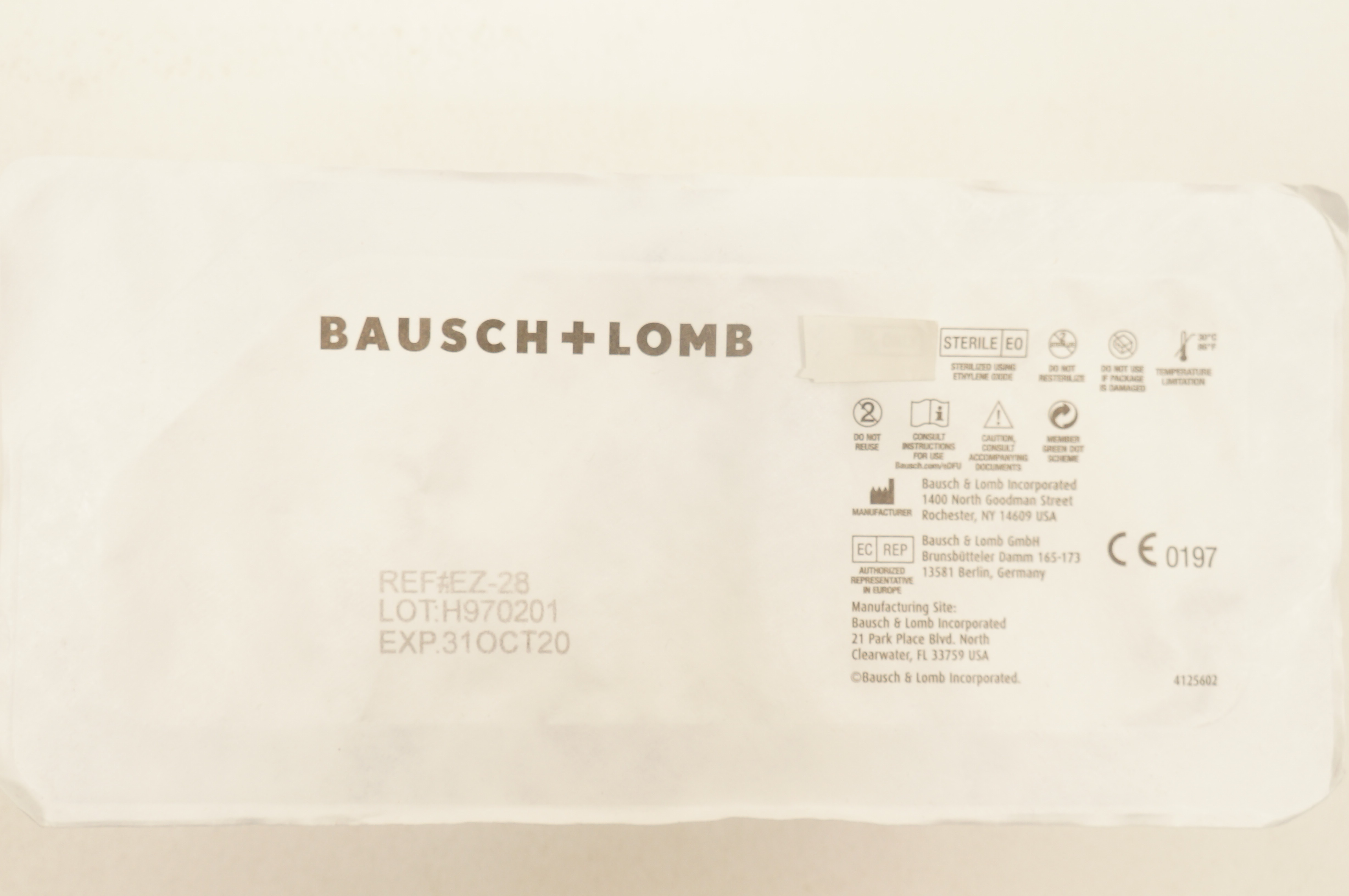 Bausch&Lomb EZ-28 SofPort Easy-Load Lens Delivery System (x)