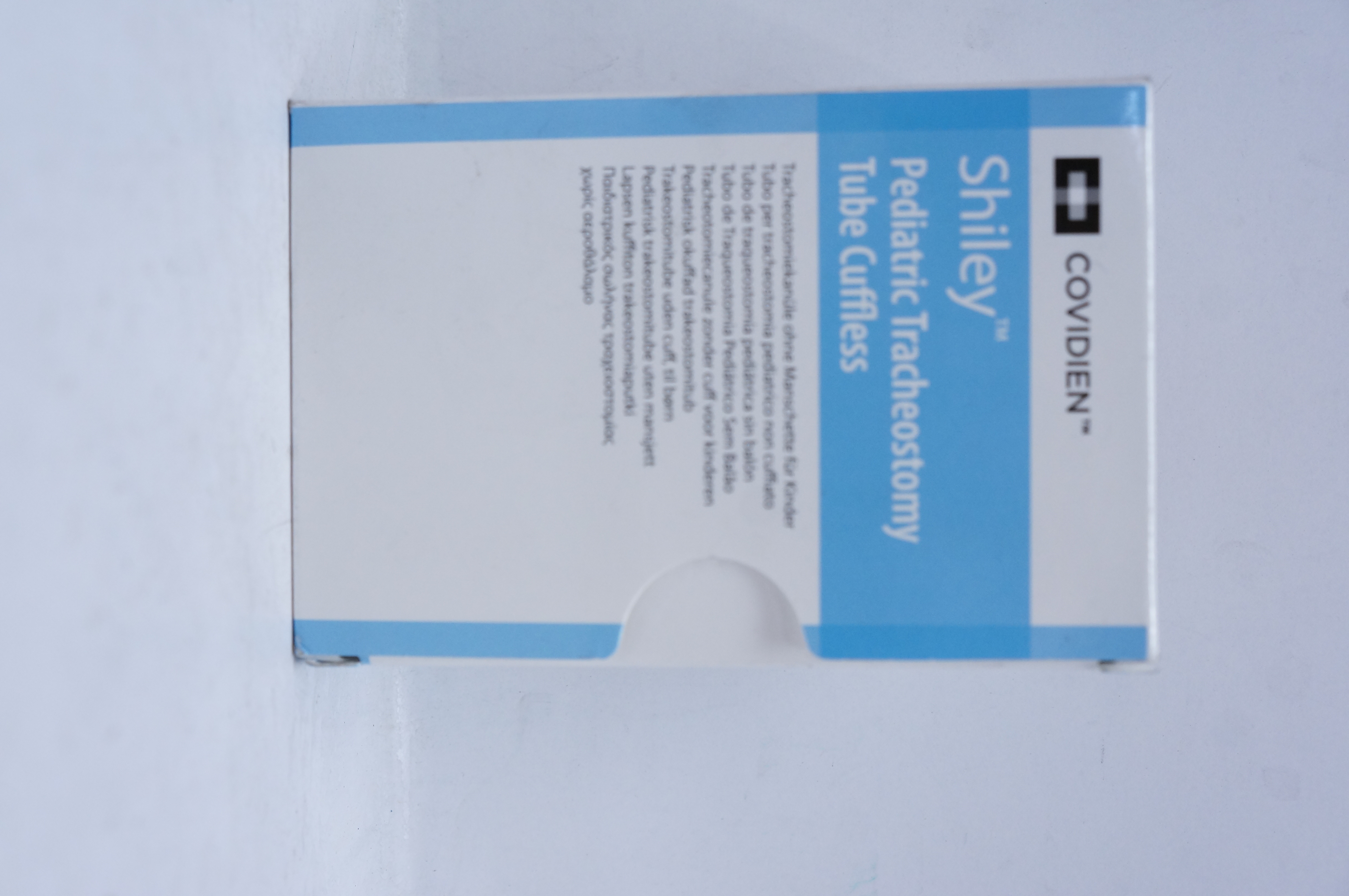 Covidien 4.0PED Shiley Pediatric Tracheostomy Tube Cuffless 4.0mm x 5.9mm (x)