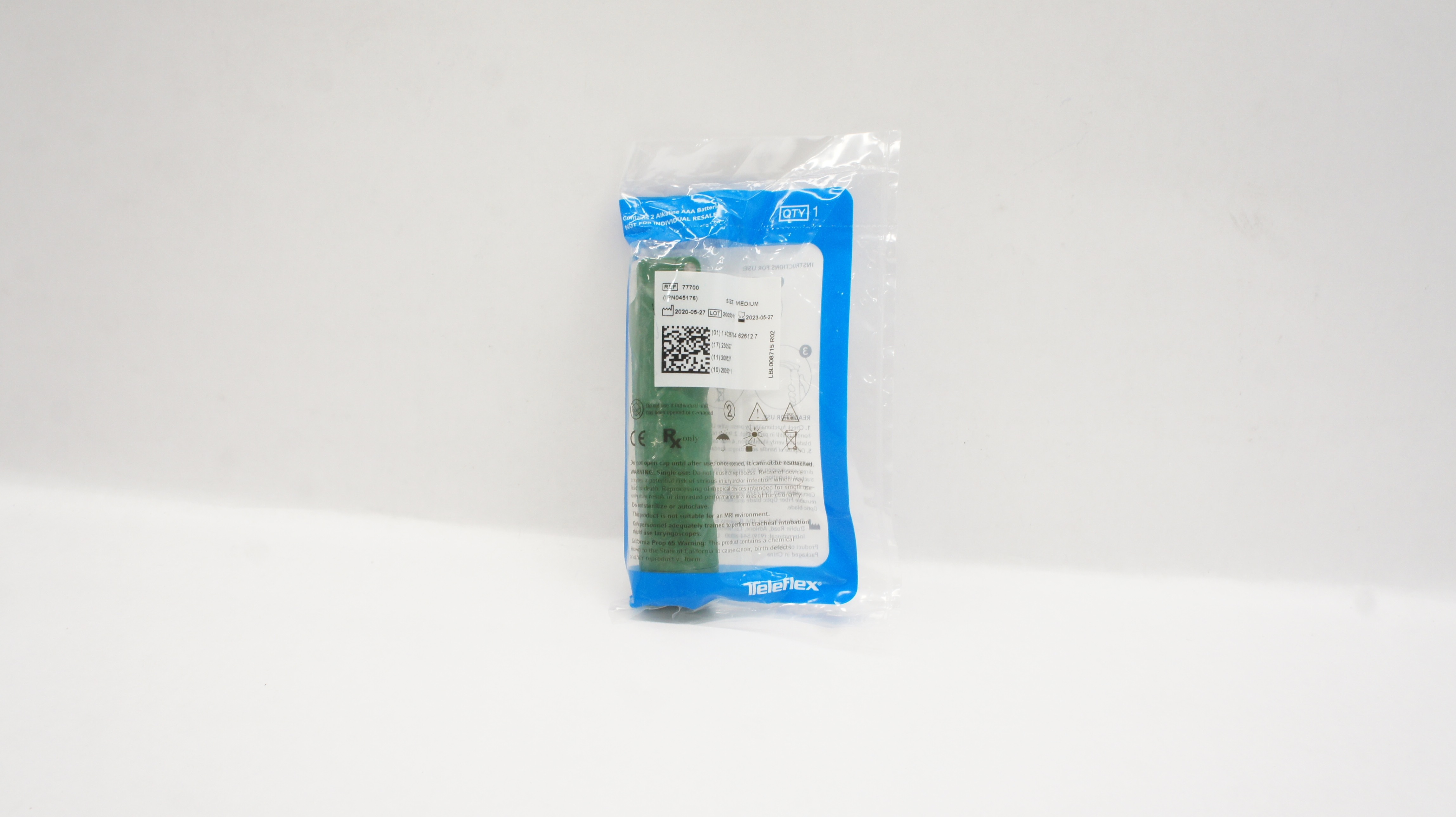 Teleflex 77700 Rusch Dispoled Laryngoscope Handle, Medium (x)