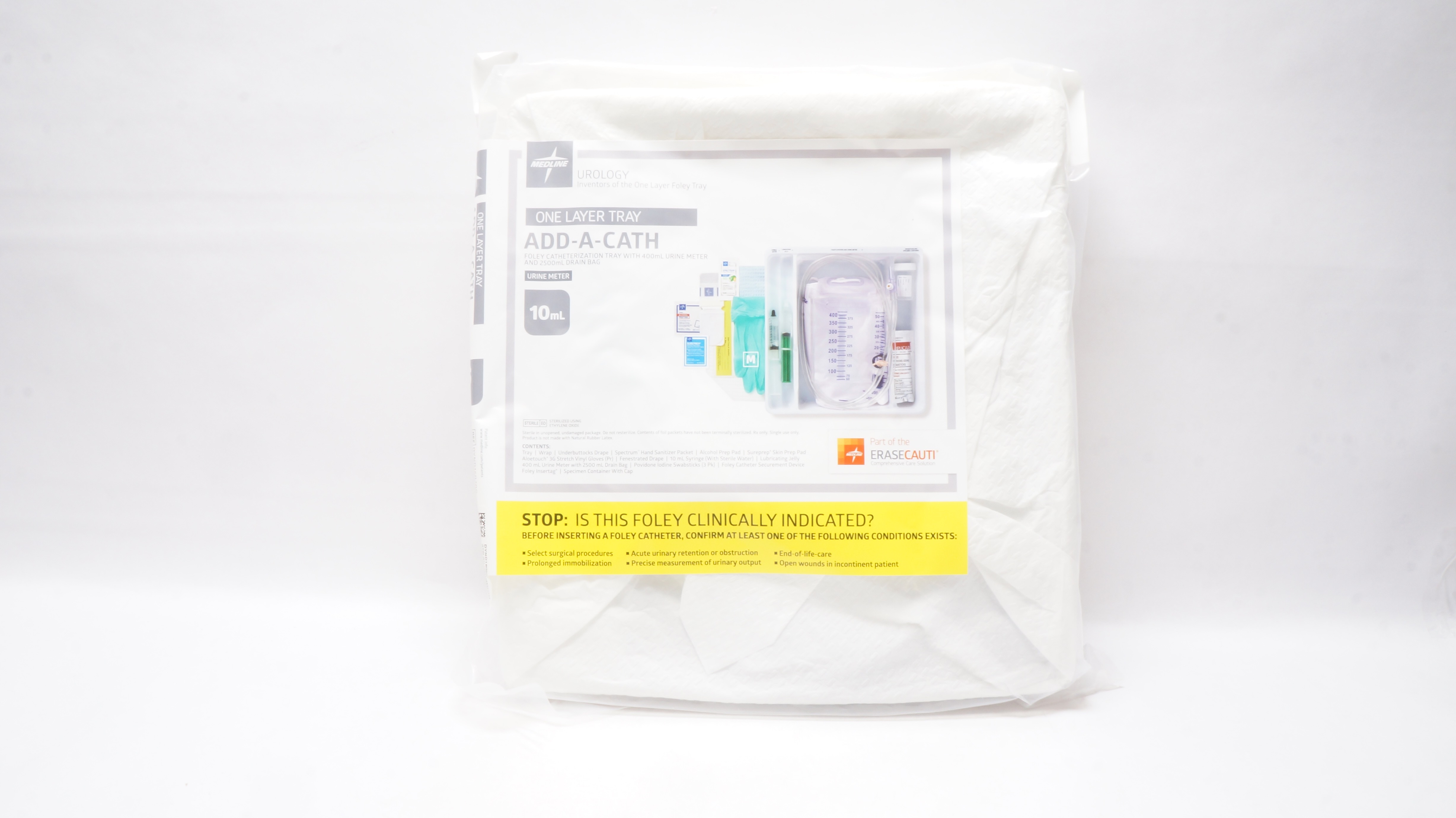 Medline DYND160200 Urology Add-A-Cath Foley Cath Tray 10mL