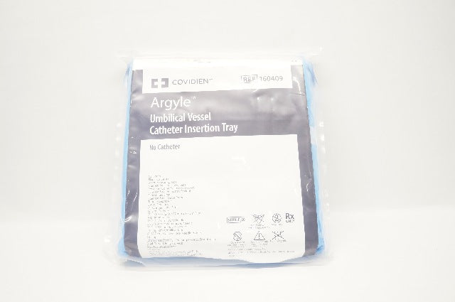 Covidien 160409 Argyle Umbilical Vessel Cath. Insertion Tray