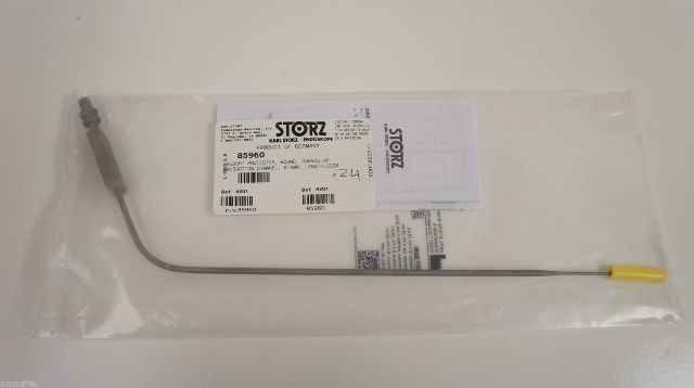 Karl Storz 85960 Rudert Protector Round Curved Up with Suction Channel 4mm x23cm